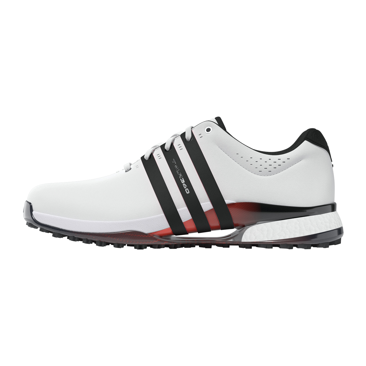 Tour360 Spikeless, Herren - white_coreblack_lucidred