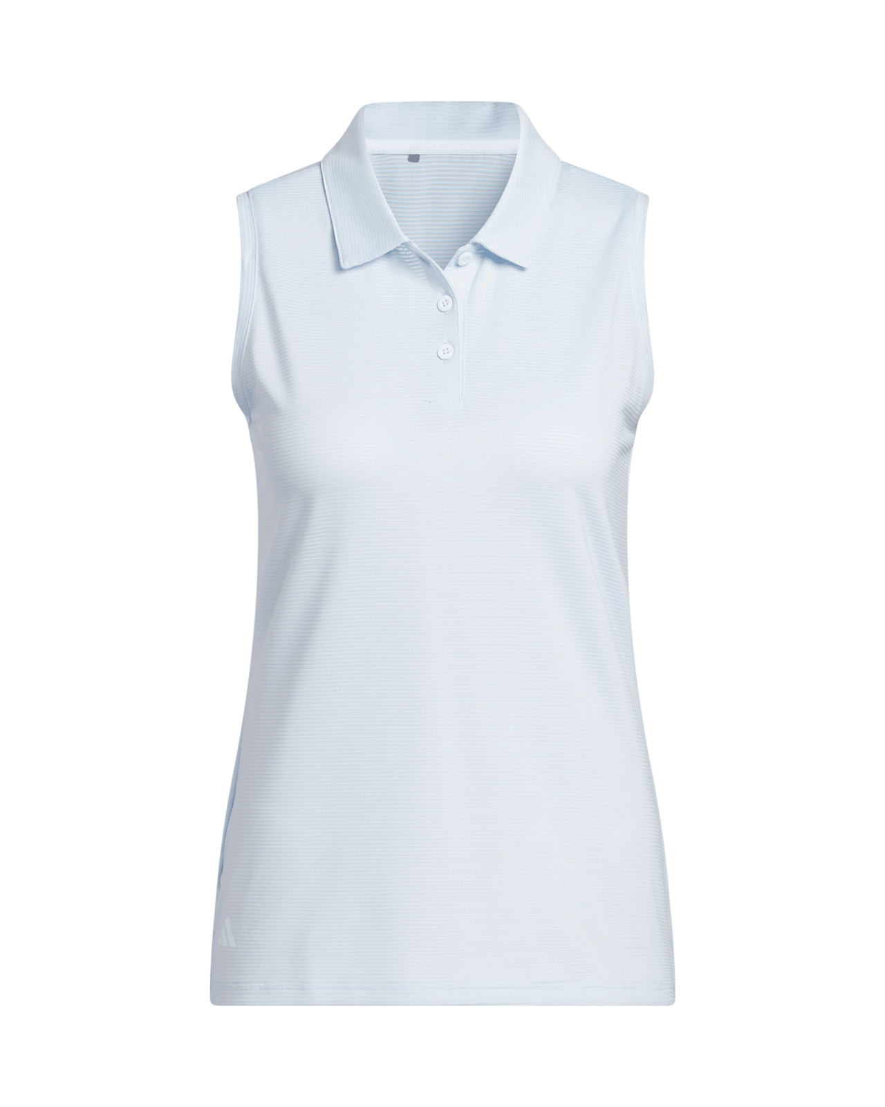 Solid Ottoman, Ärmelloses Polo, Damen - crystal_sky