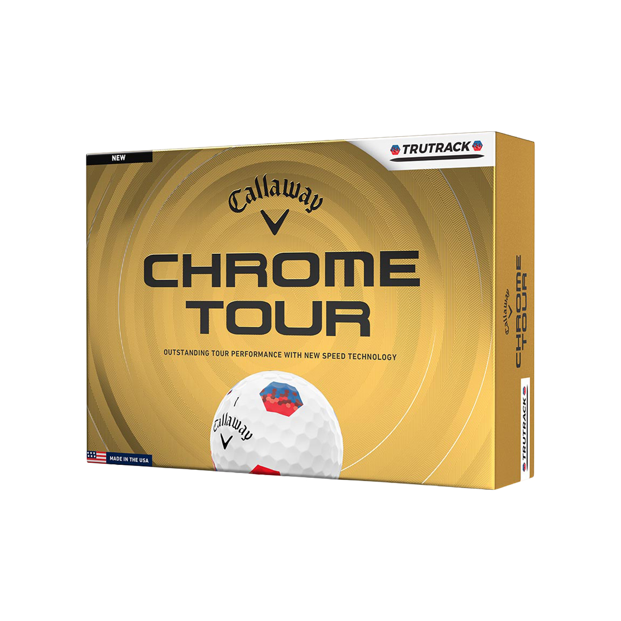 Chrome Tour, Bälle 3-Pack - bl_rd_trutrk