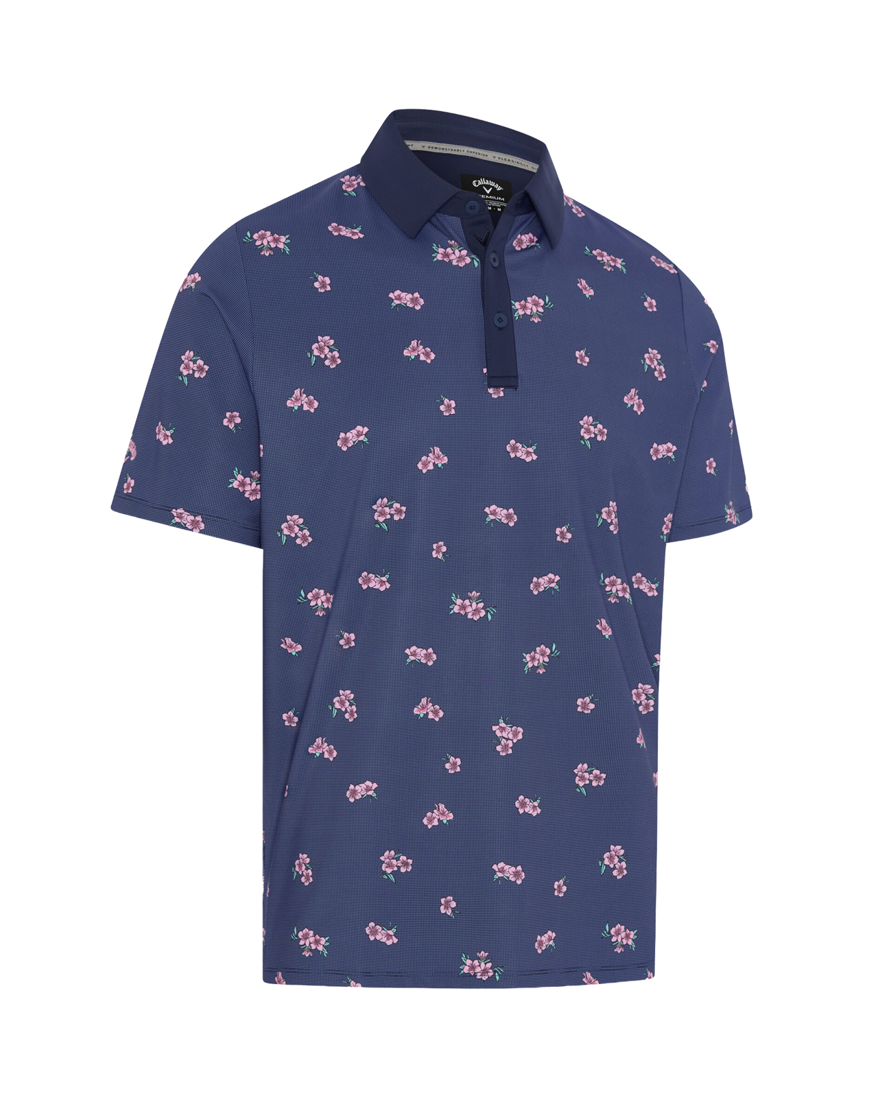 Azalea Gingham, Polo, Herren - peacoat