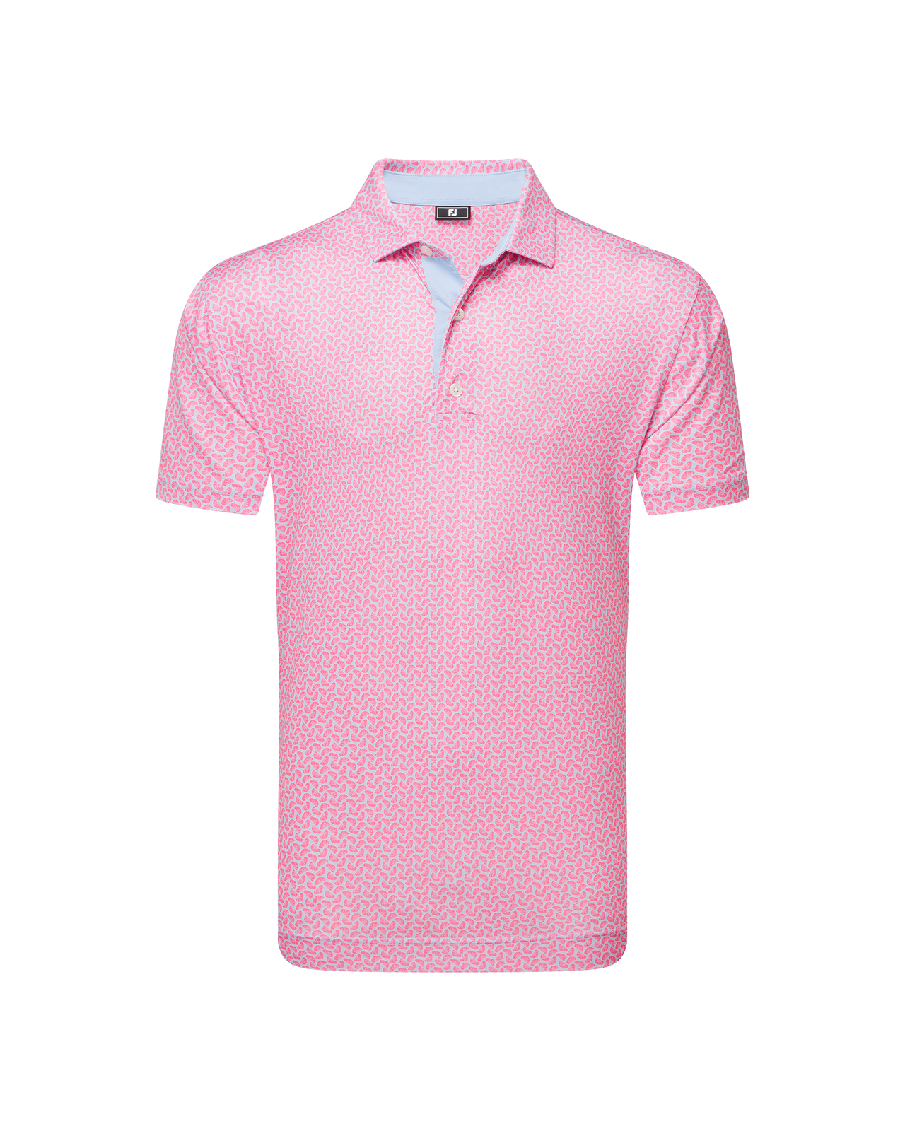 Citrus Print, Polo, Herren - pink_lemonade_skyway