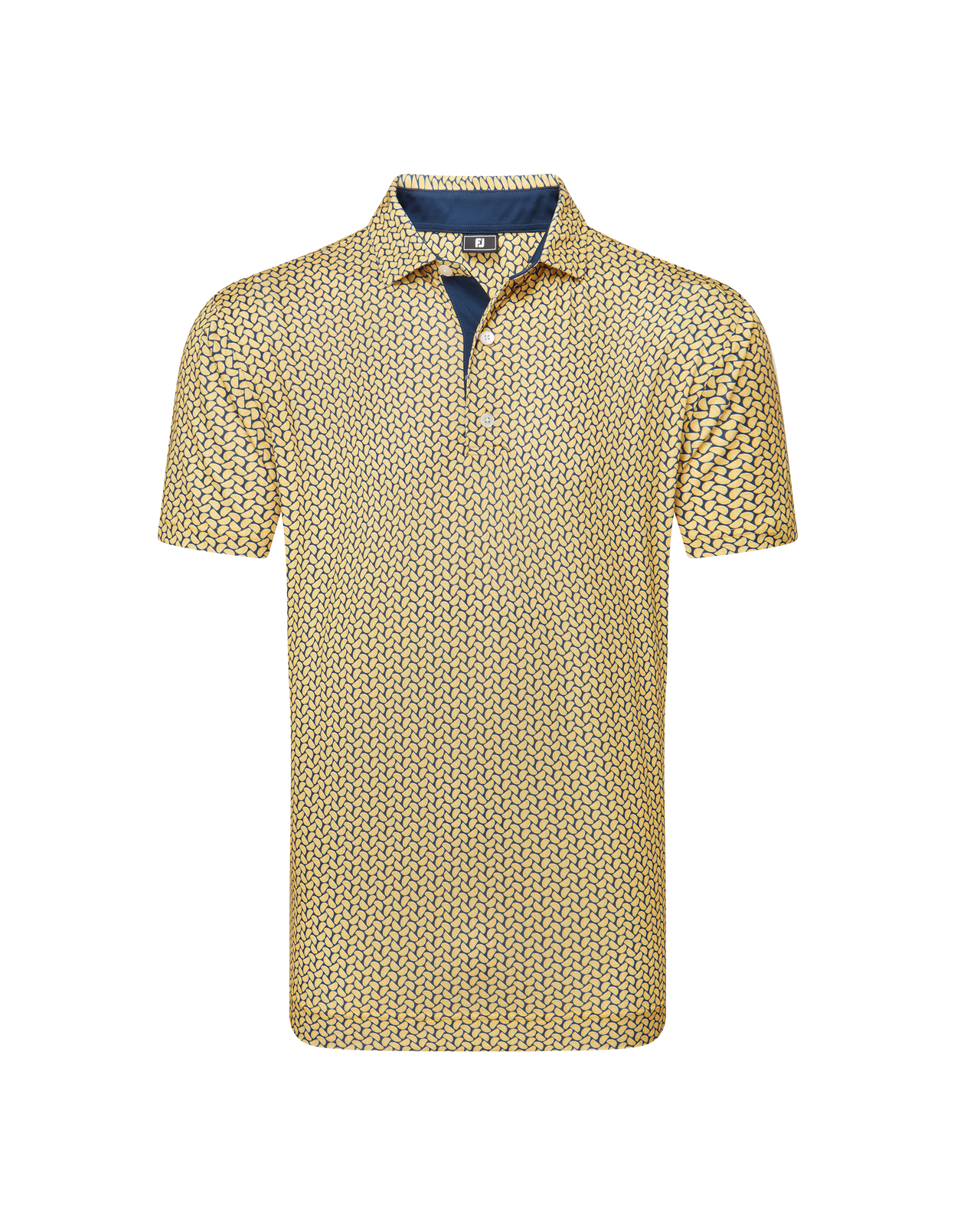 Citrus Print, Polo, Herren - taxi_navy