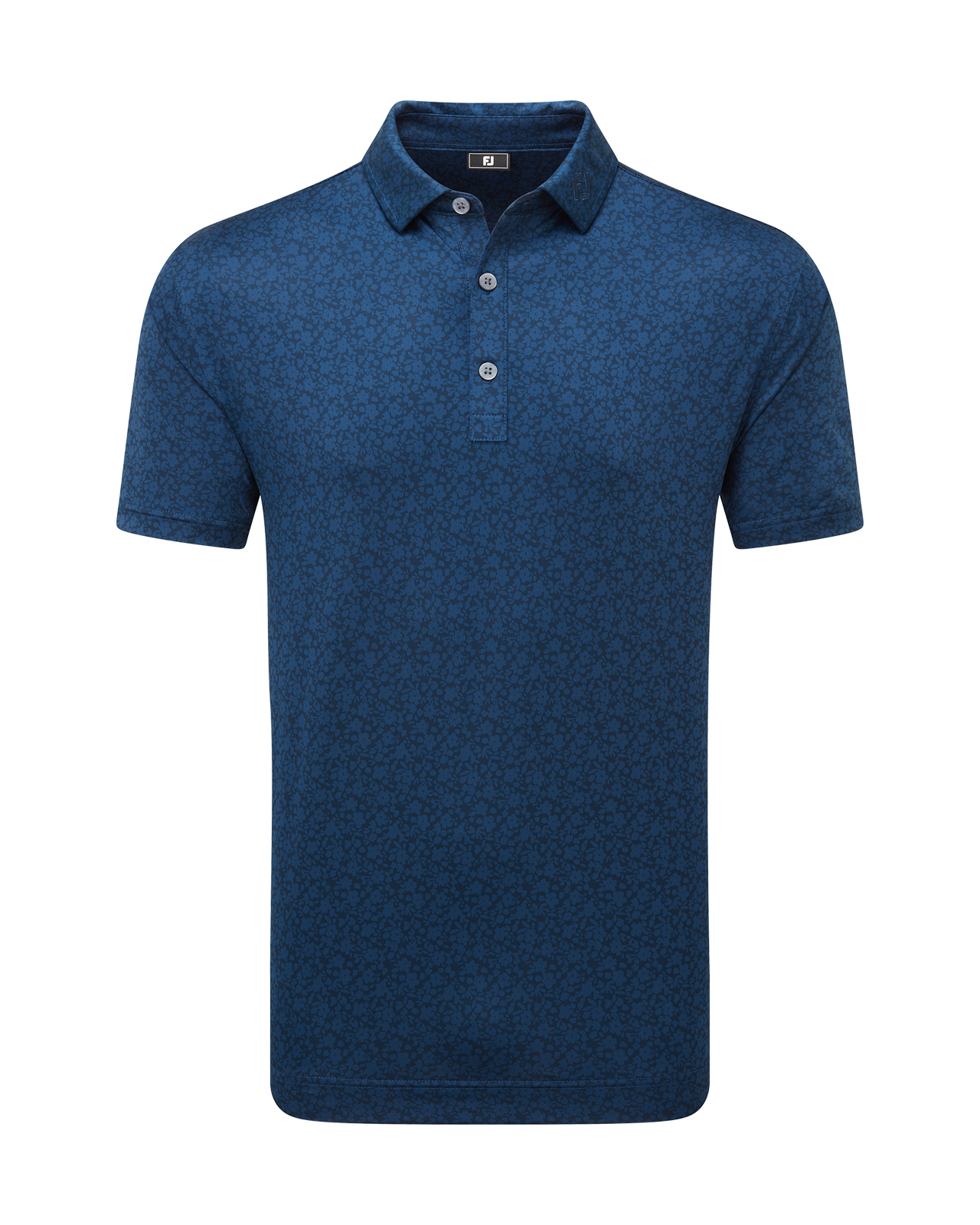 Painted Floral, Polo, Herren - navy