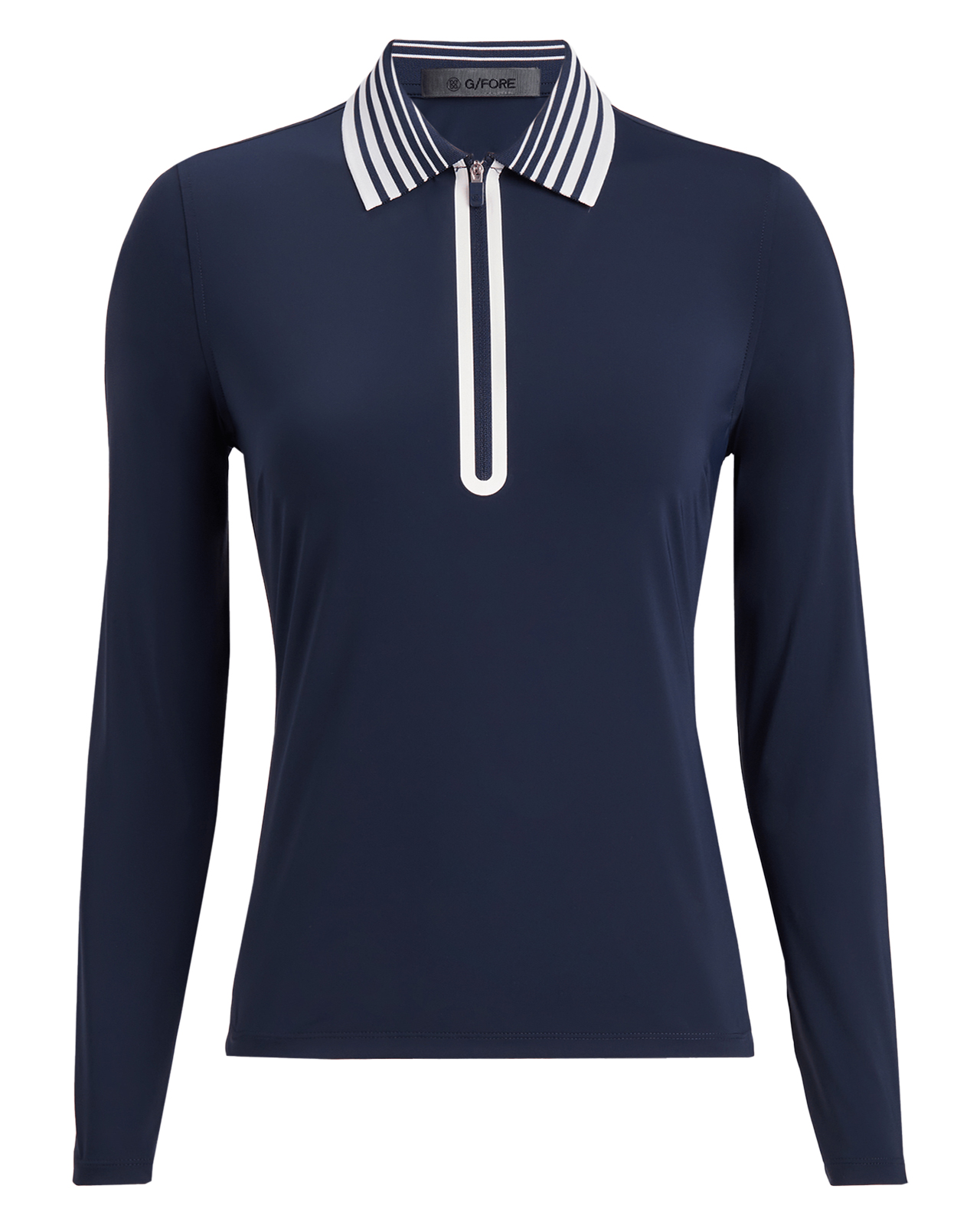 Silky Tech Zip, Polo, Damen - twilight