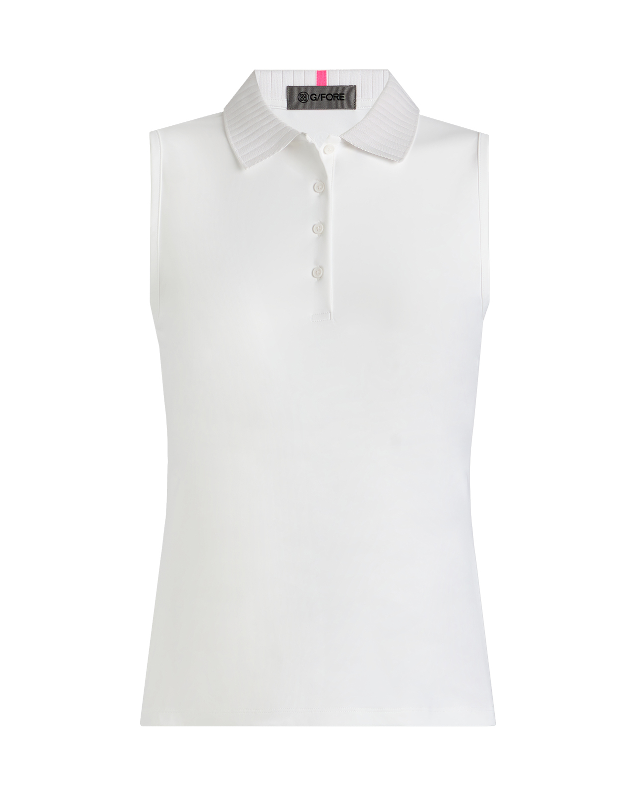 Gardient Collar, Ärmelloses Polo, Damen - snow