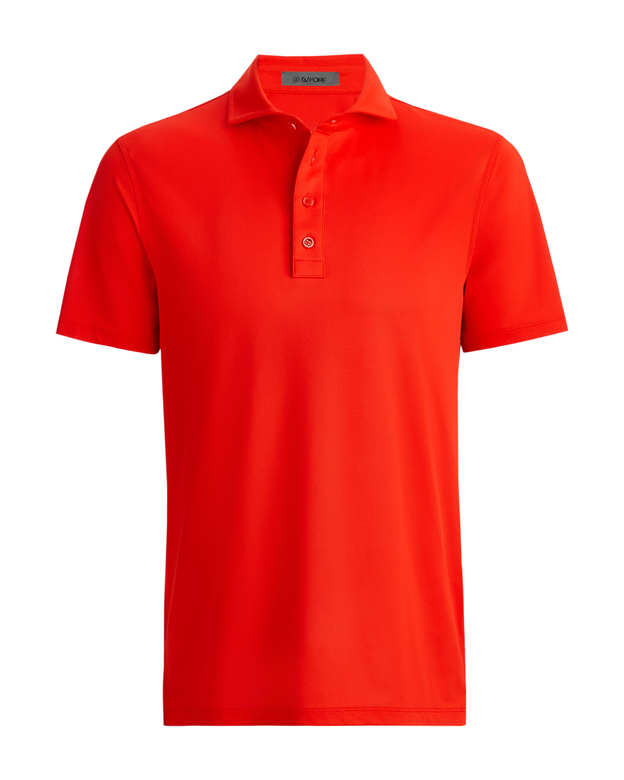 Rib Gusset Tech, Polo, Herren - poppy