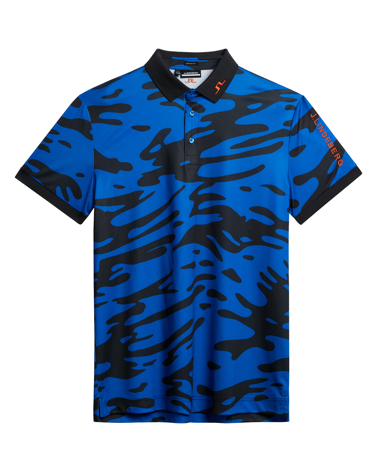 Tour Tech Print, Polo, Herren - neptune_nautical_blue