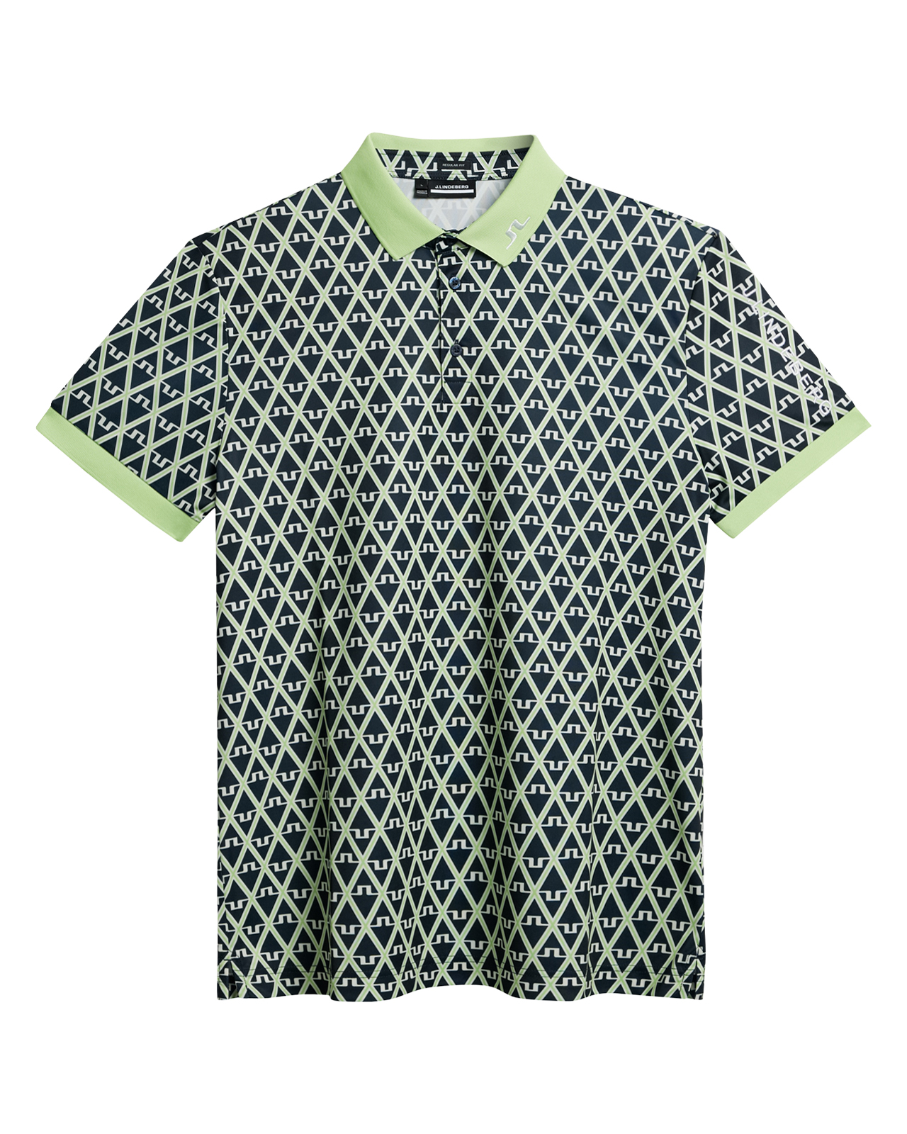 Tour Tech Print, Polo, Herren - geo_jl_navy