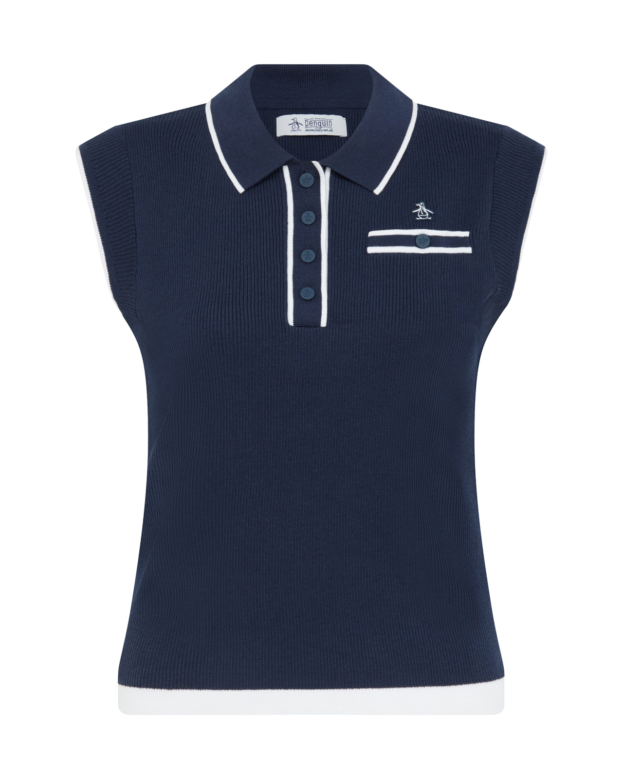 Waist Length, Ärmelloses polo Damen - black_iris