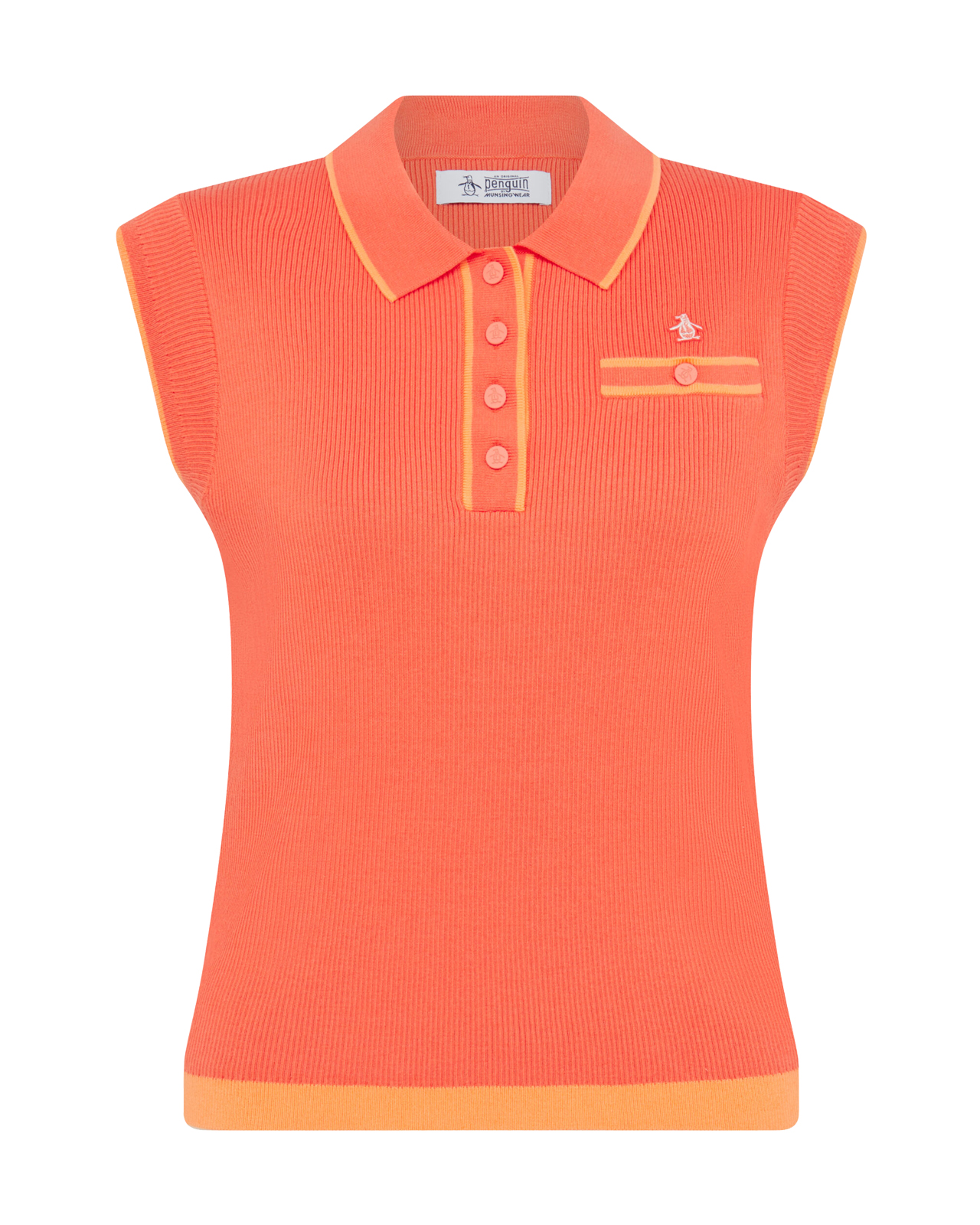 Waist Length, Ärmelloses polo Damen - coral_quartz