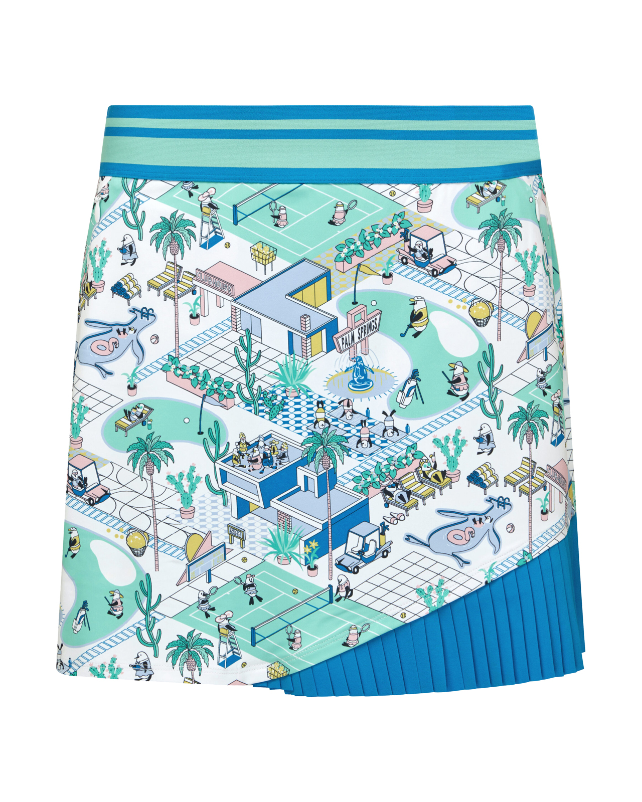 Palm Spring, Skort, Damen - bright_white