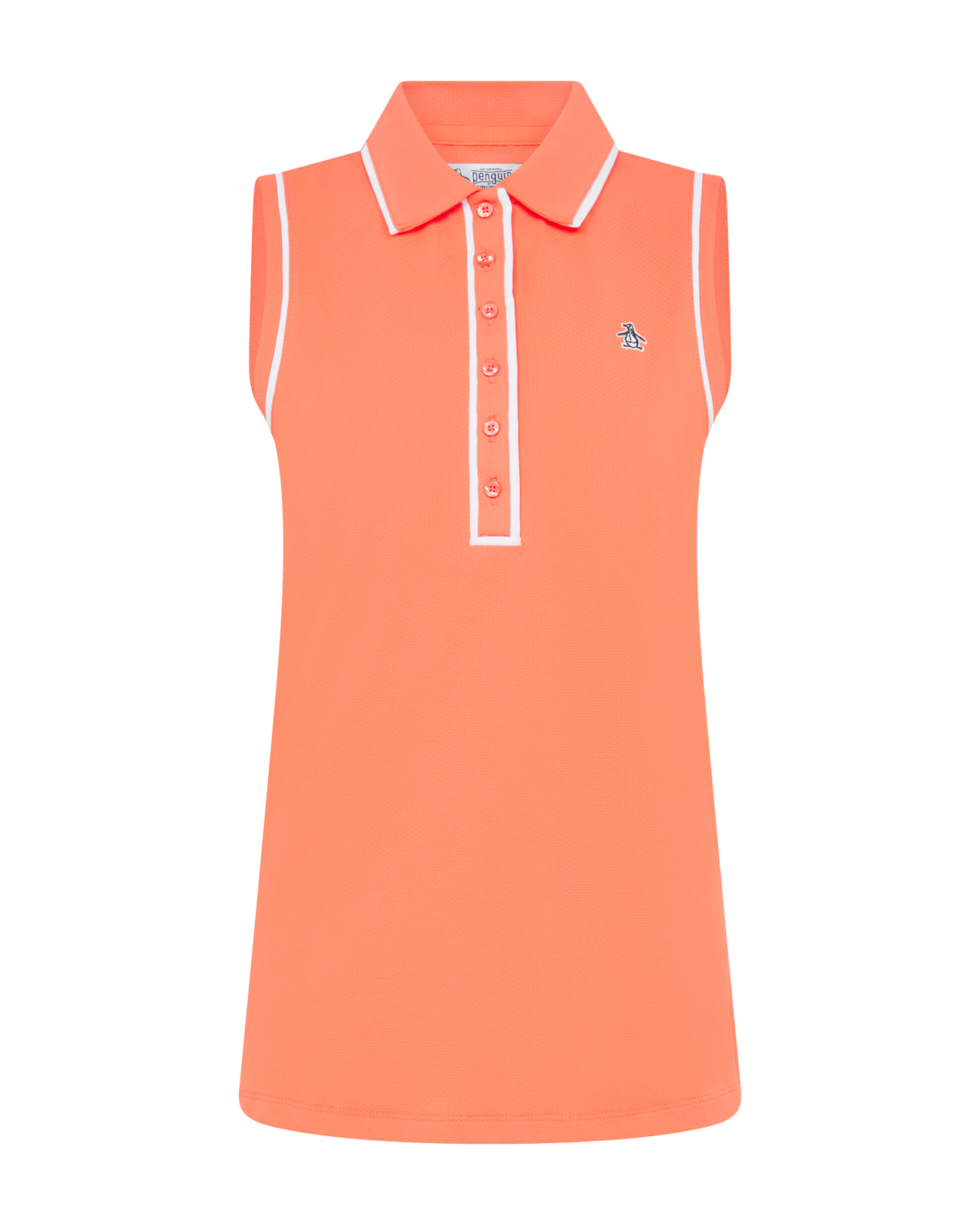 Veronica, Ärmelloses polo, Damen - coral_quartz