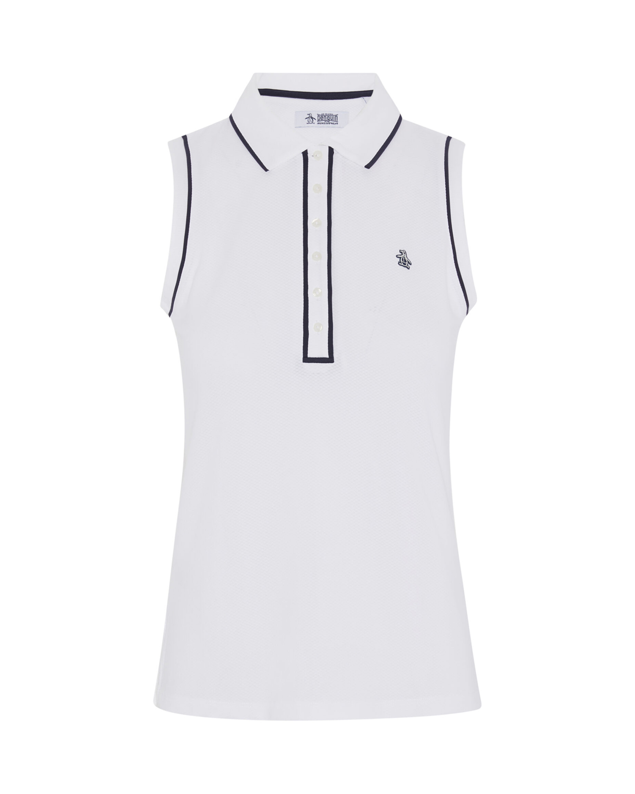 Veronica, Ärmelloses polo, Damen - bright_white