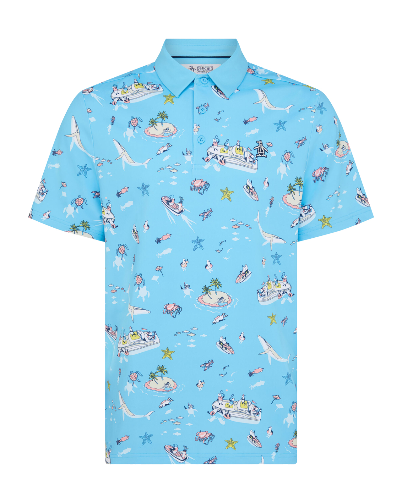 Pete ’N’ Boat, Polo, Herren - blue_grotto_