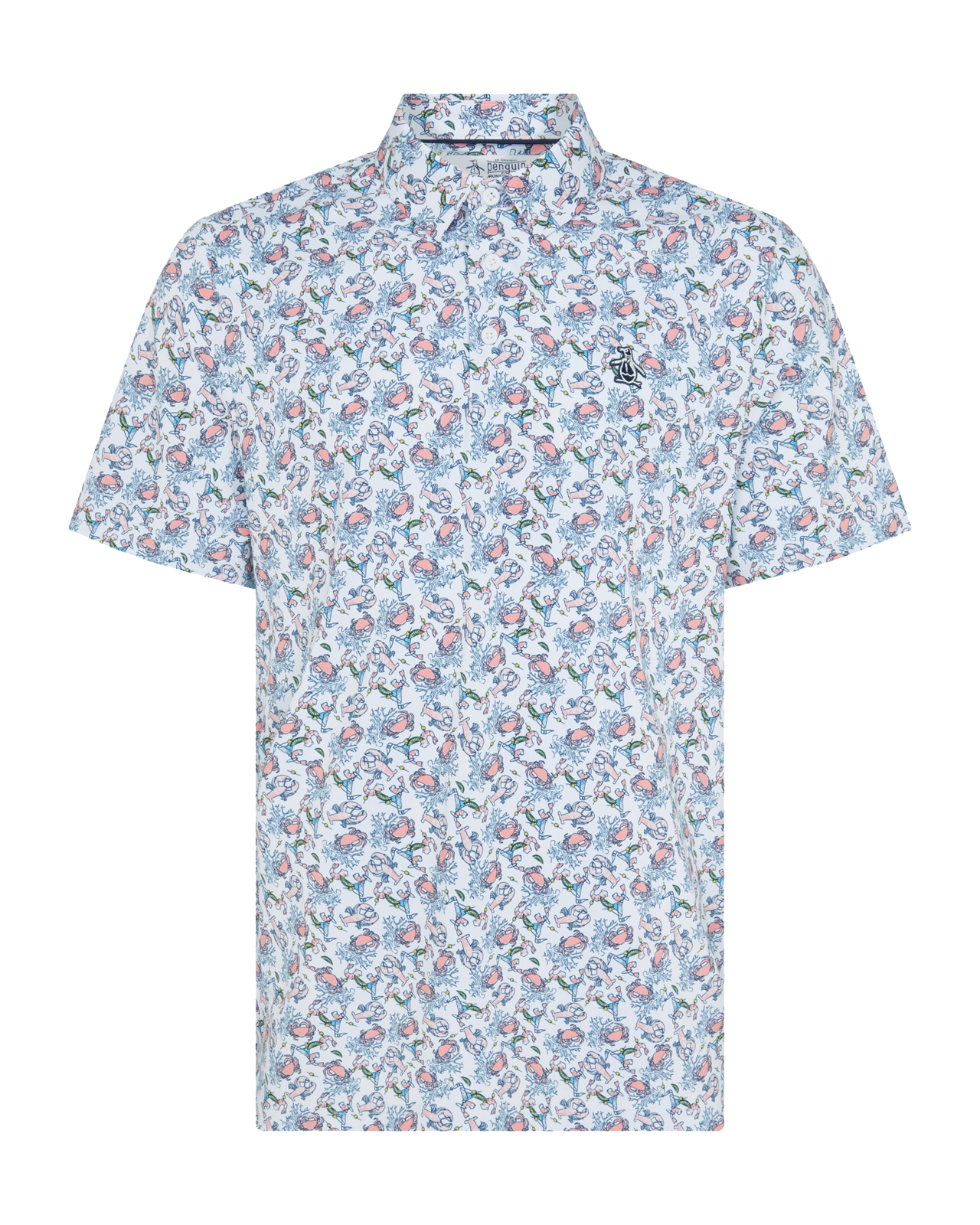 Pete ’N’ Ocean Caddy, Polo, Herren - bright_white