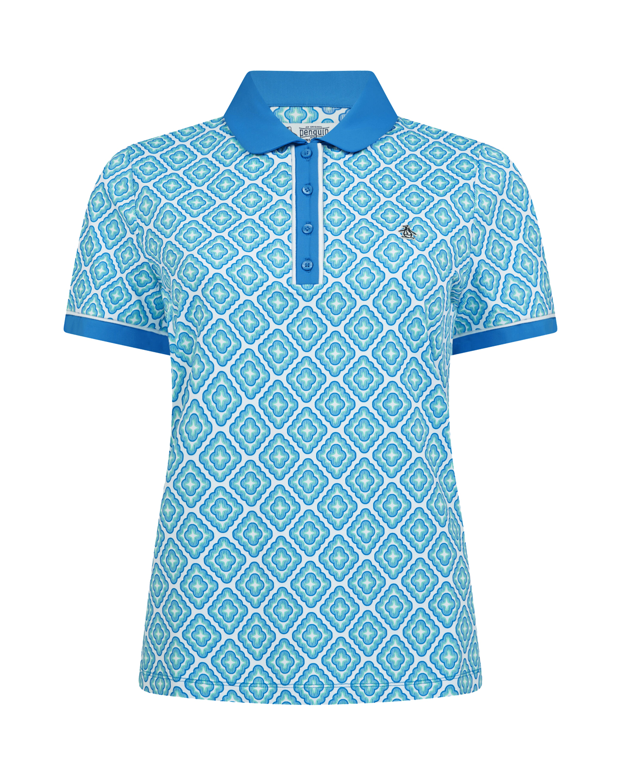 Cap Sleeve, Polo, Damen - french_blue