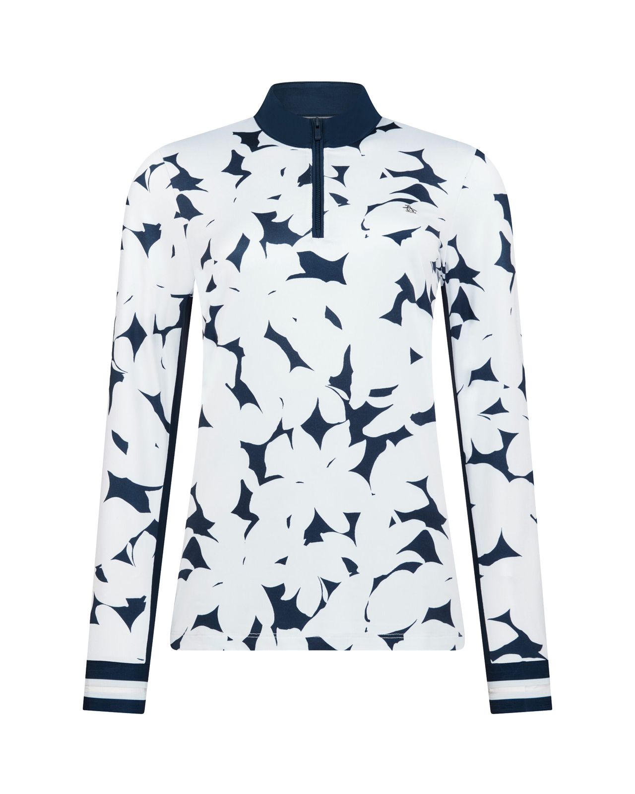 Riviera Floral, Pullover, Damen - black_iris
