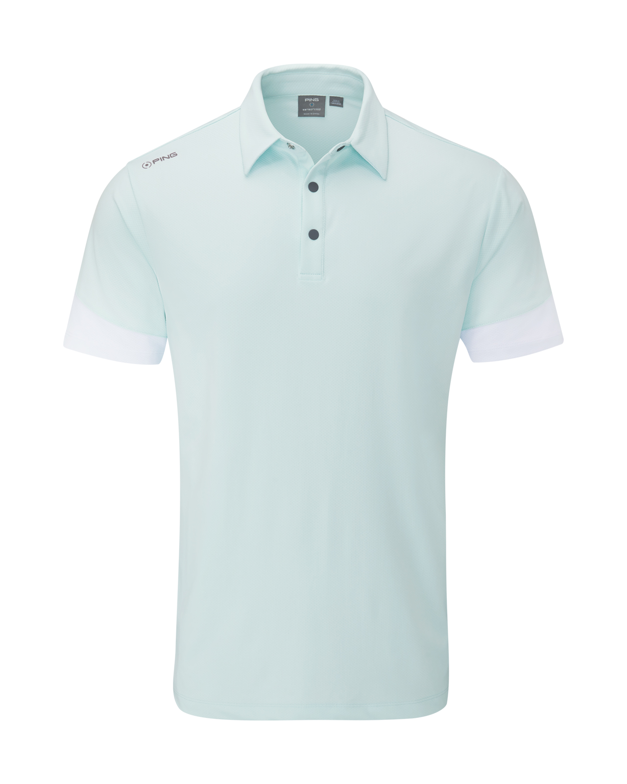 Ty, Polo, Herren - seaspray_white