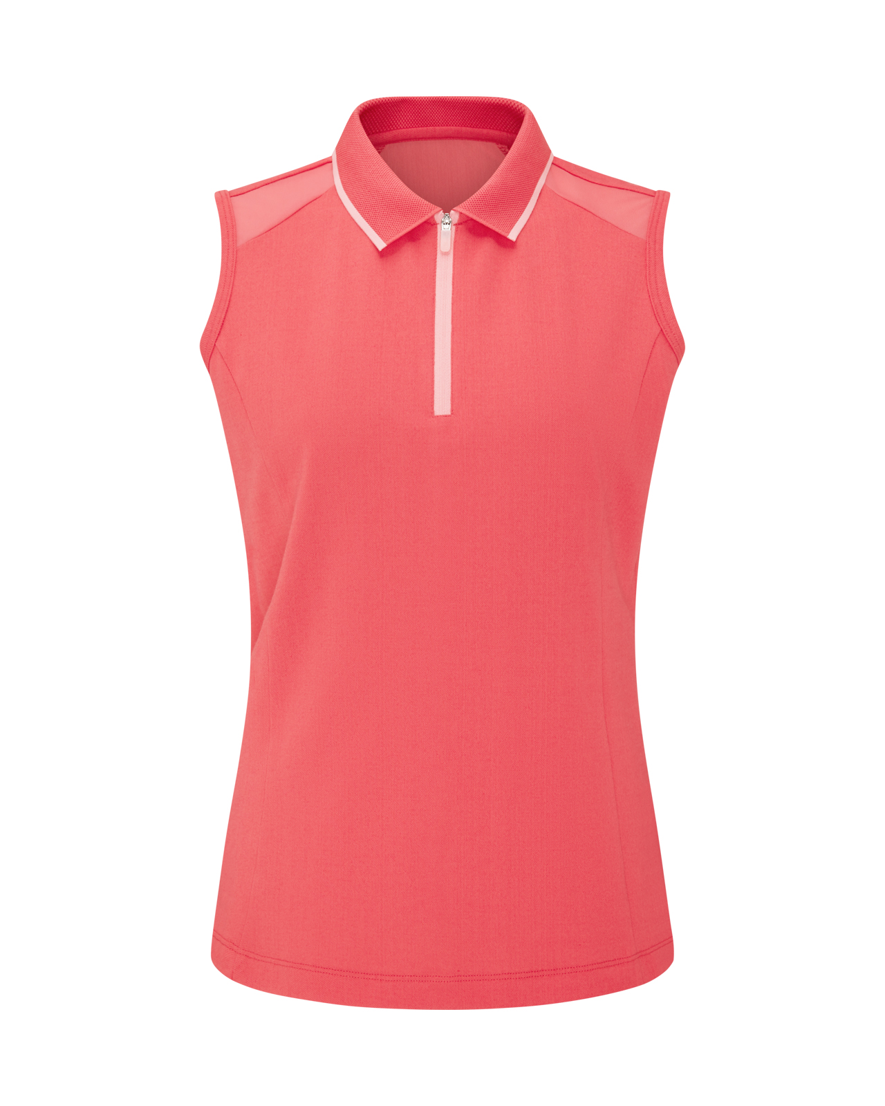 Eben, Ärmelloses Polo, Damen - paradise_pink