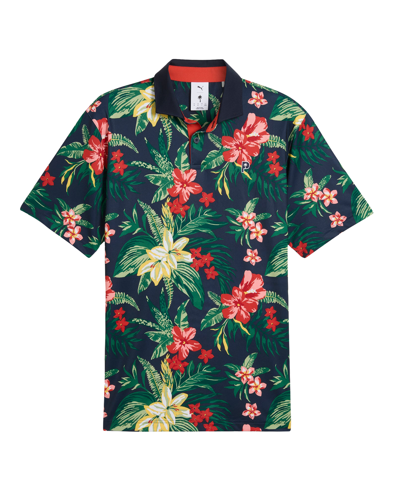 PUMA X PTC Floral, Polo, Herren - deep_navy