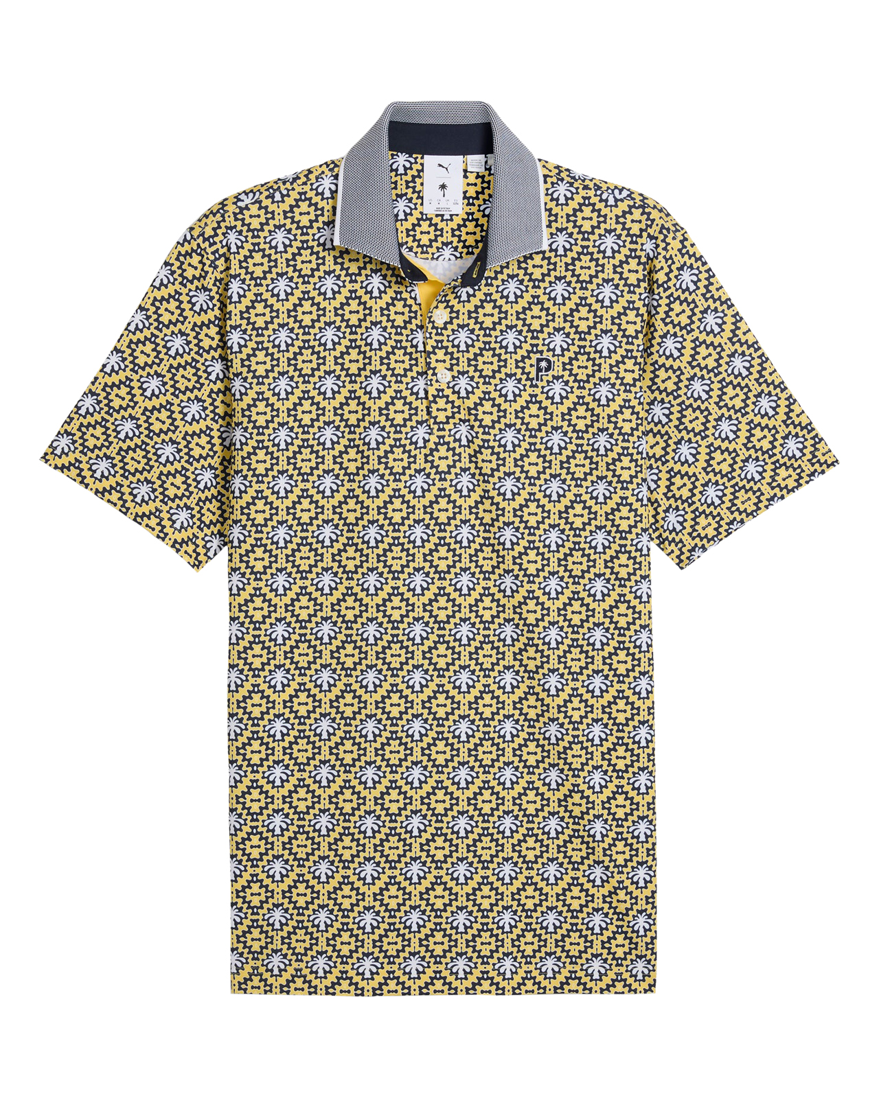 PUMA X PTC TILE, Polo, Herren - red_fire_sunny_yellow