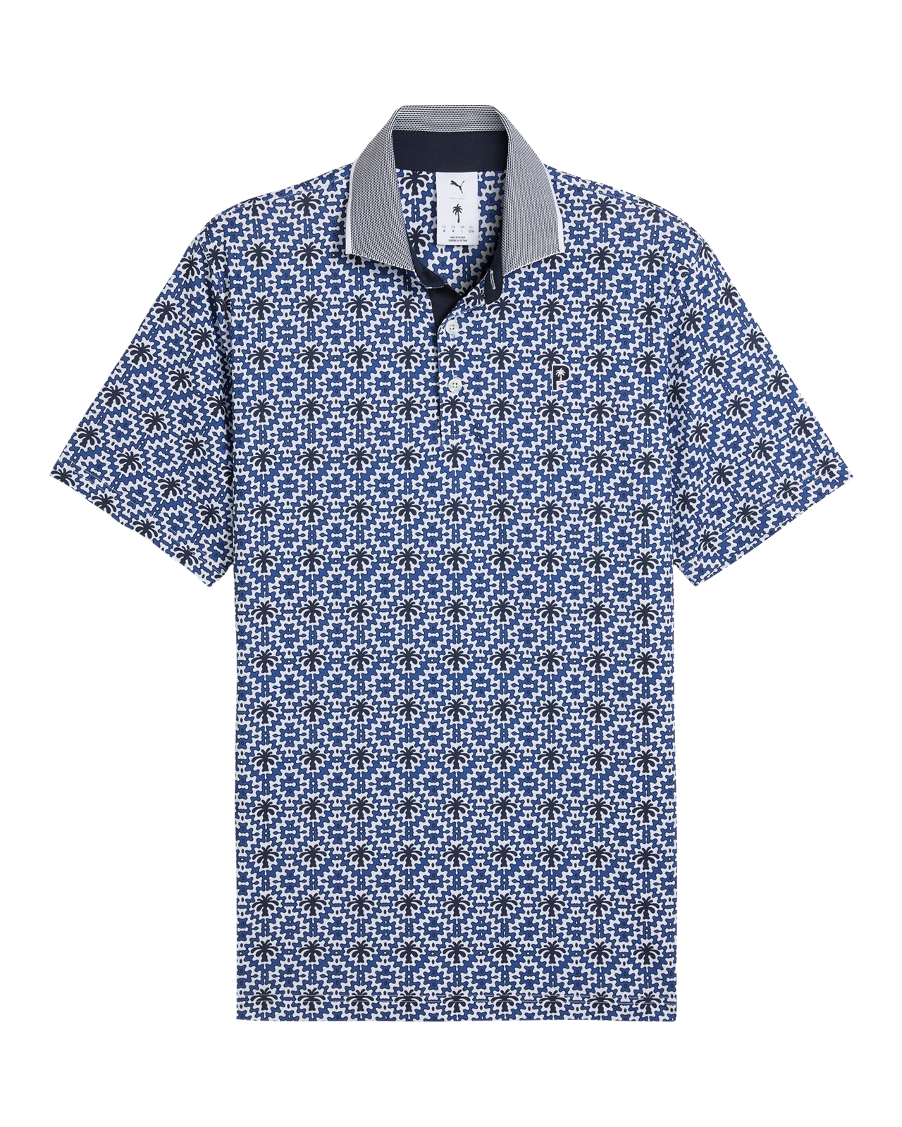 PUMA X PTC TILE, Polo, Herren - white_glow_deep_navy