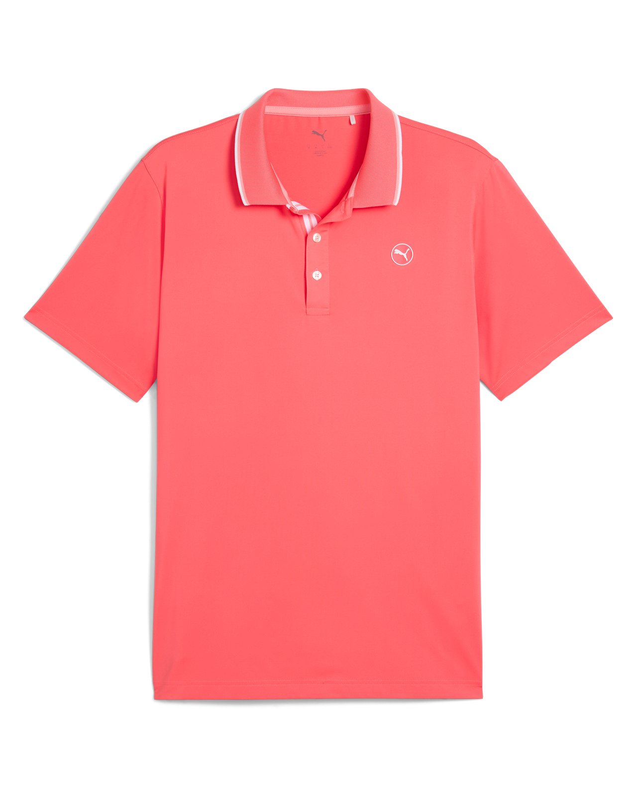 Elevated Solid, Polo, Herren - peach_frost