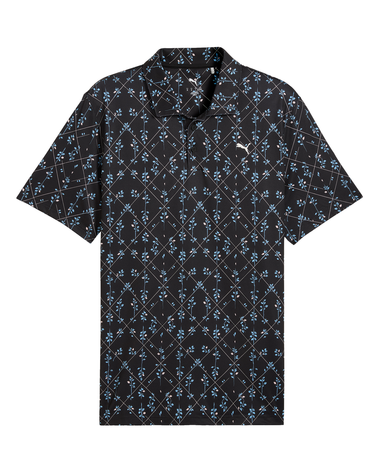 Argyle Bloom, Polo, Herren - black_rose_blossom