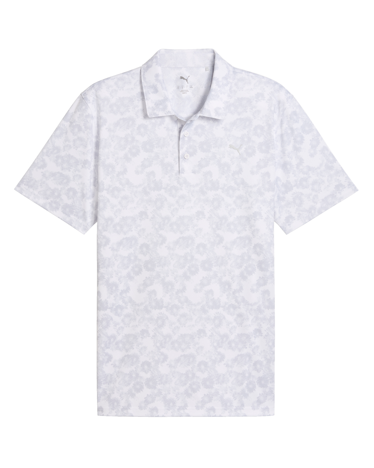 Pure 2.0 Floral, Polo, Herren - white_glow