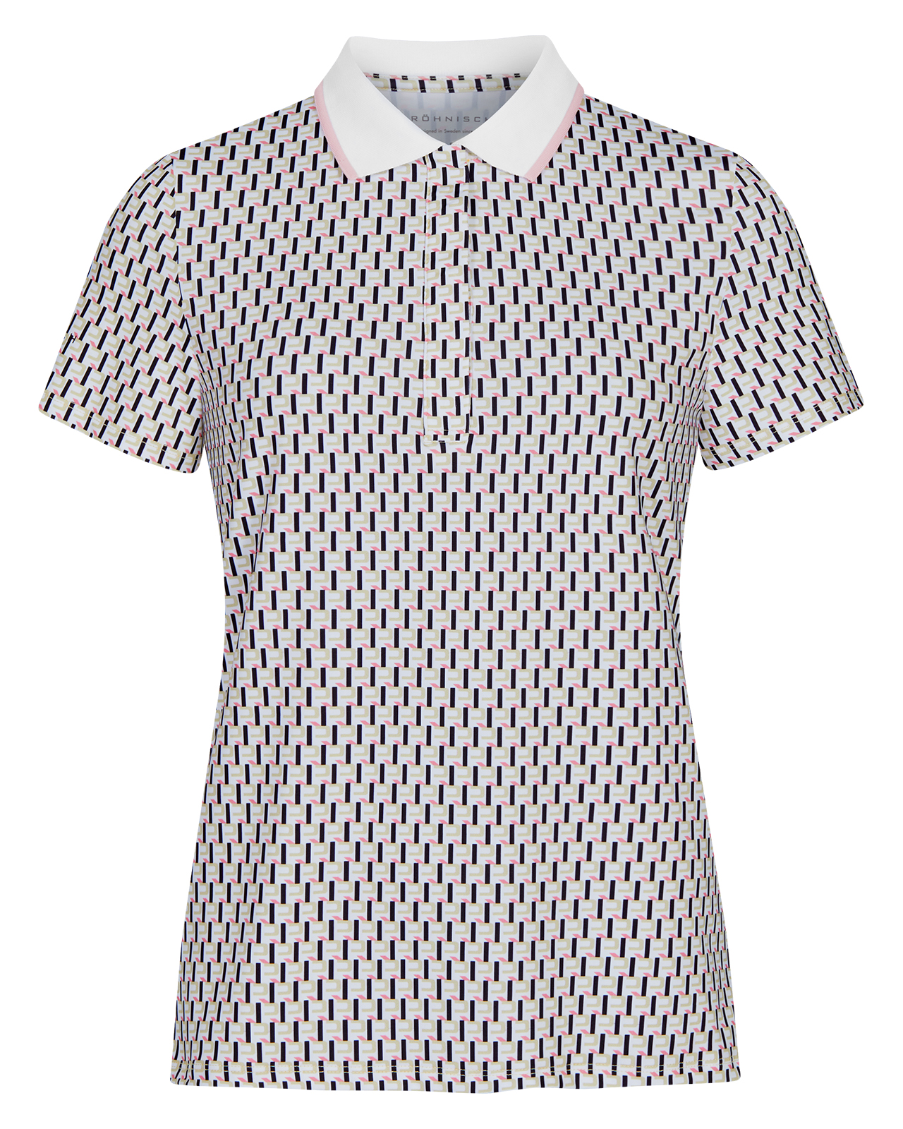 Deni, Polo, Damen - logo_beige