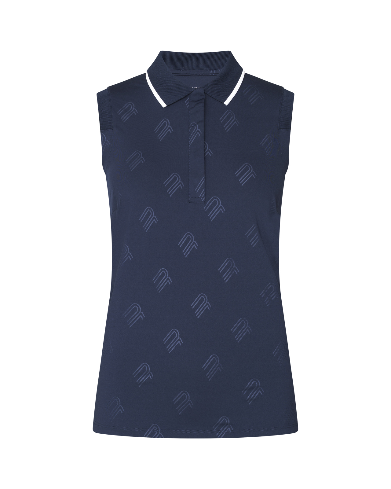 Deni, Ärmelloses Polo, Damen - navy