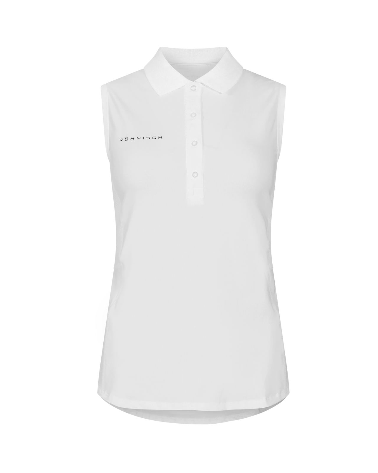 Nicky, Ärmelloses Polo, Damen - white