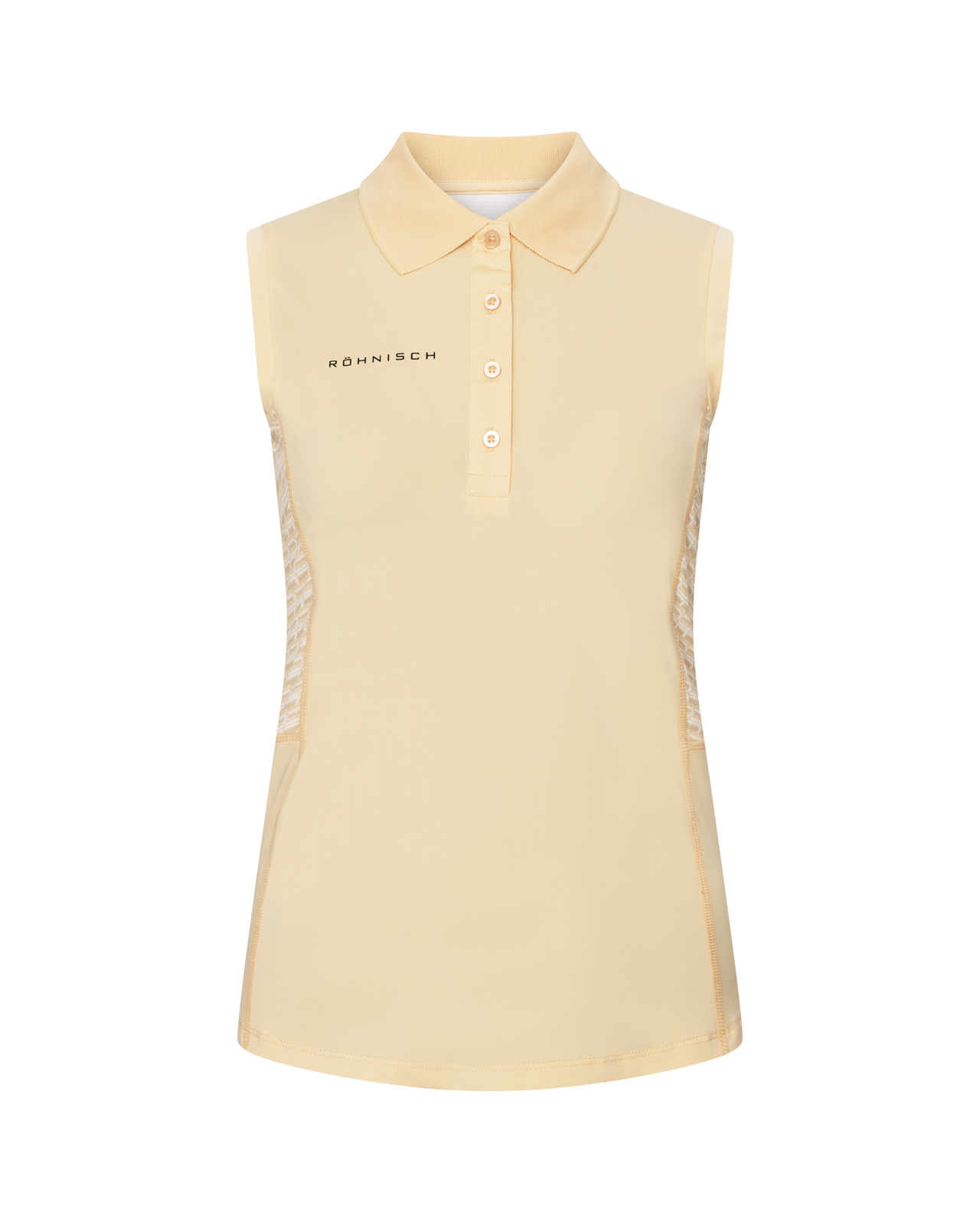 Nicky, Ärmelloses Polo, Damen - monogram_peach