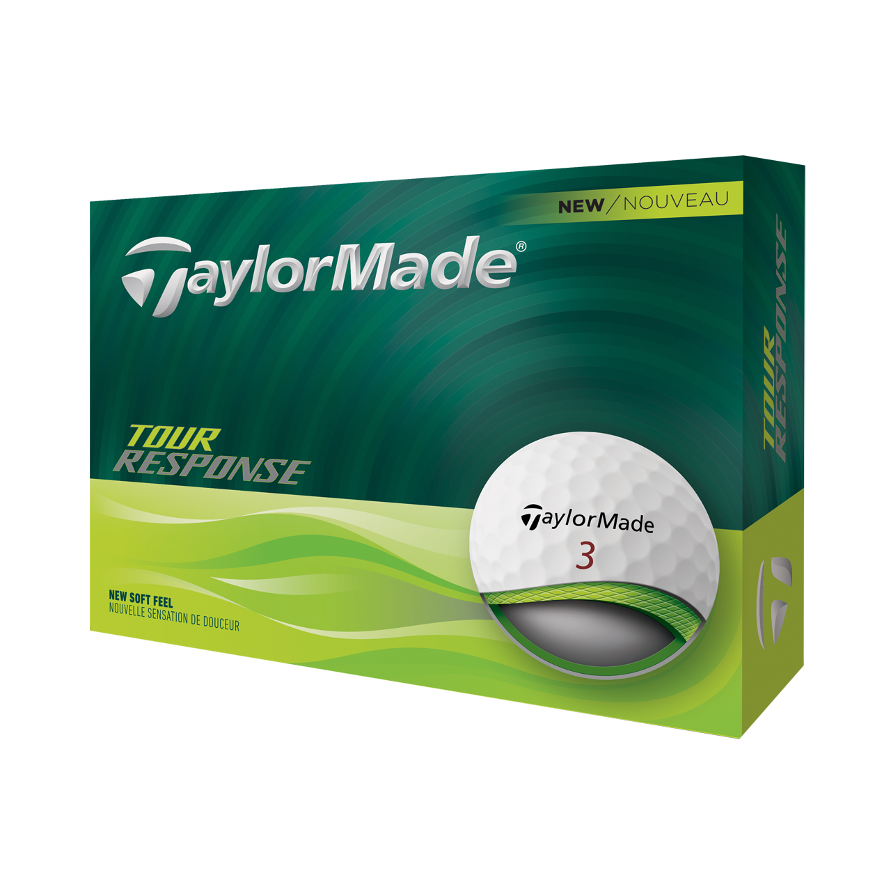 Tour Response, Bälle 3-pack - white