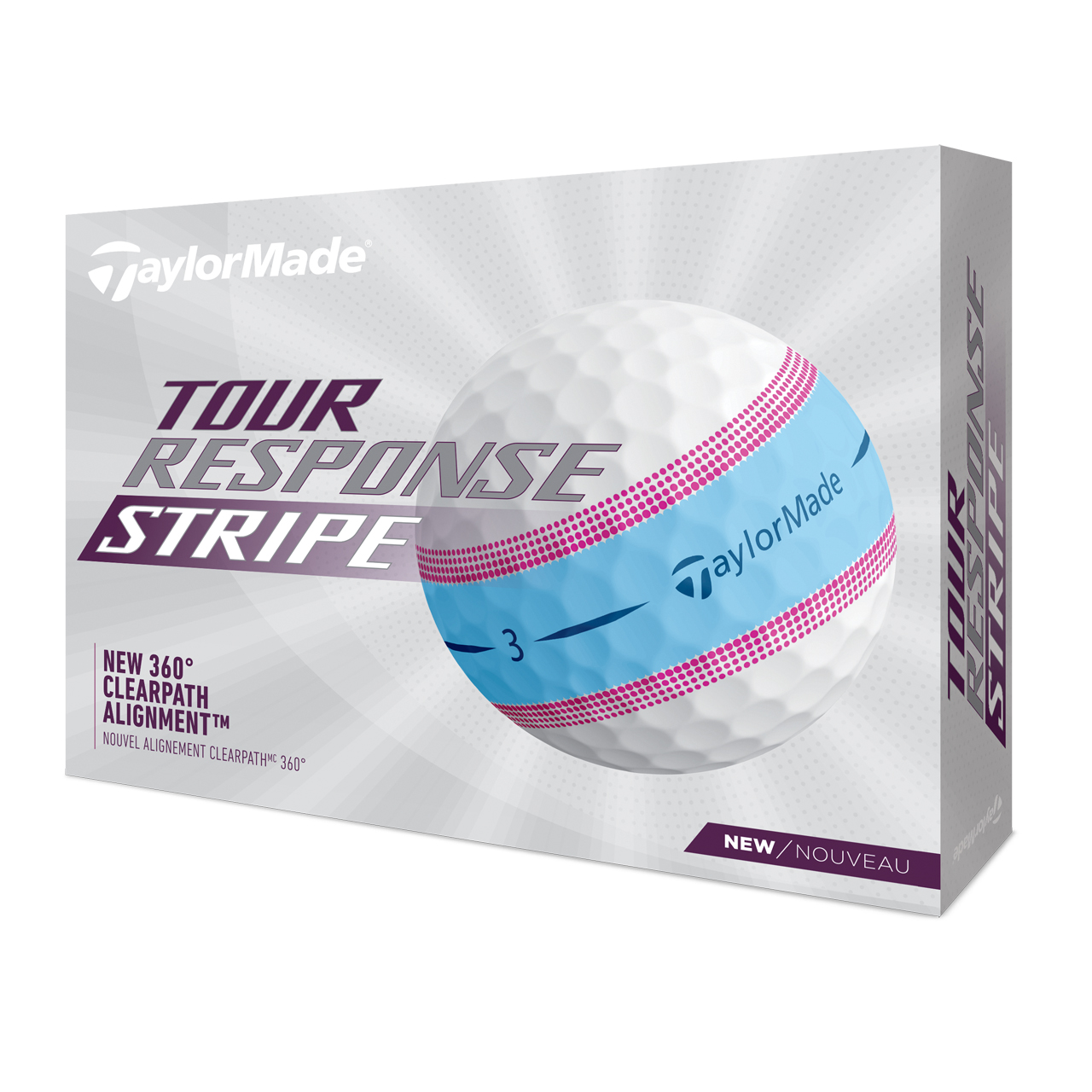 Tour Response Stripe, Bälle 3-Pack - lady
