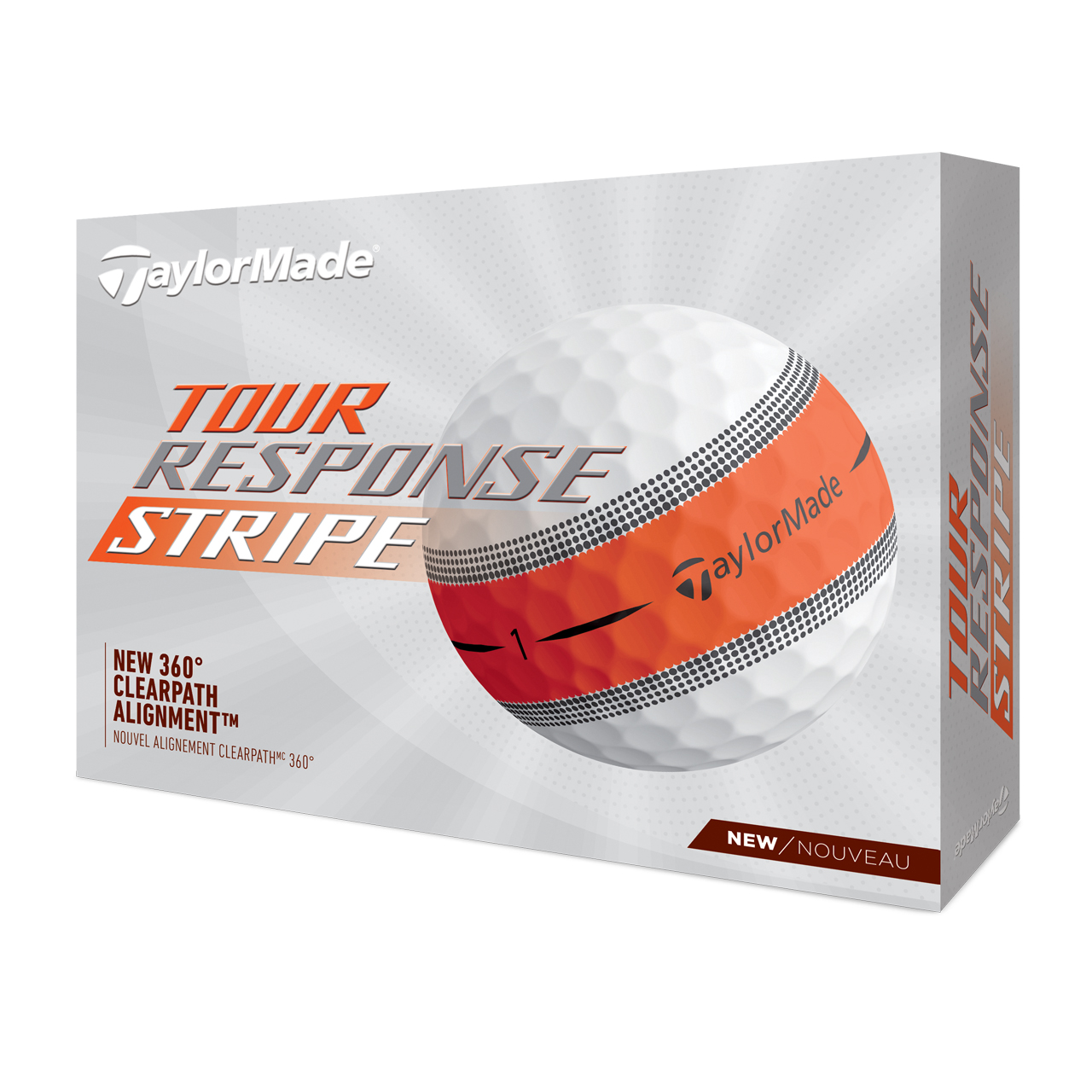 Tour Response Stripe, Bälle 3-Pack - orange
