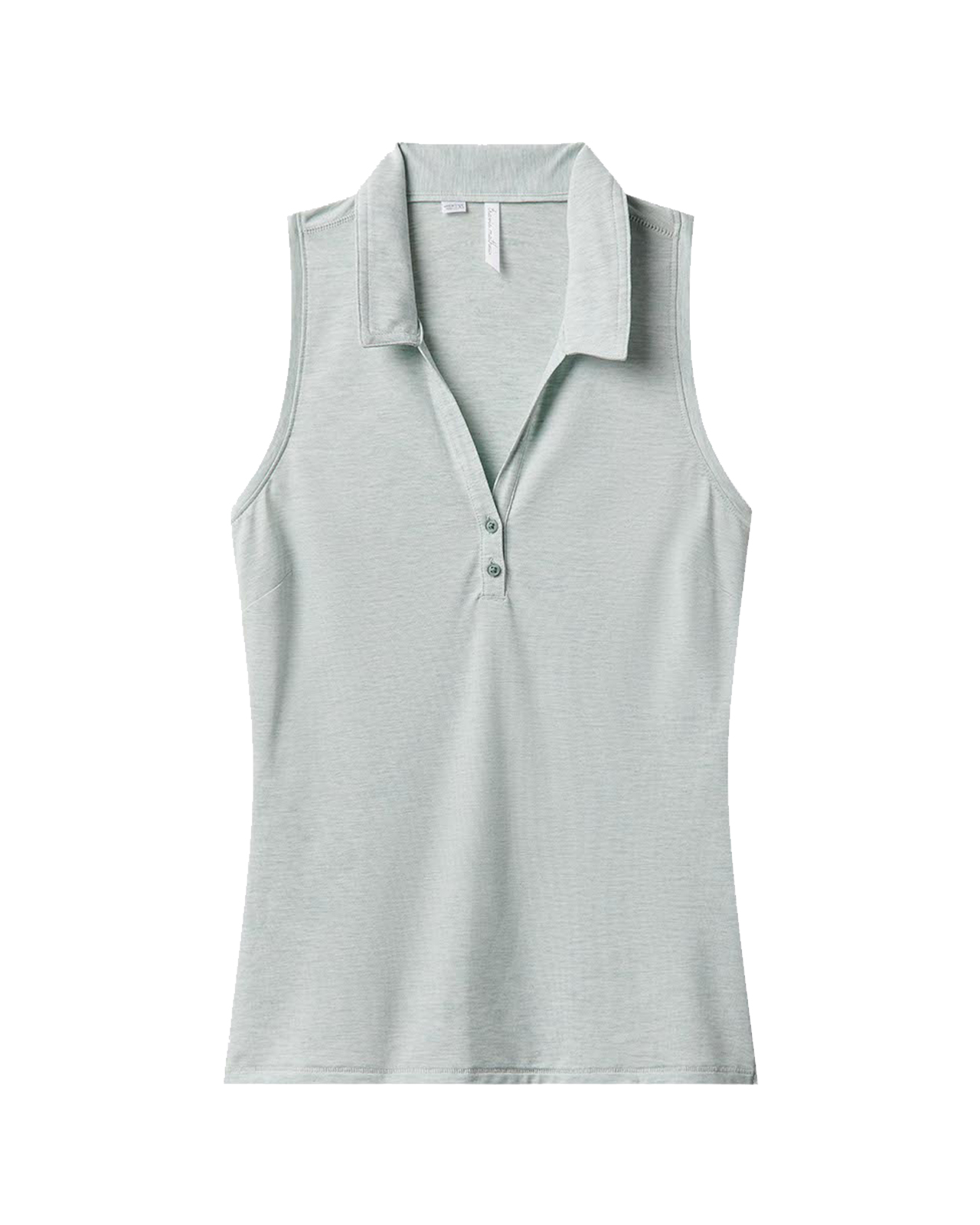 Featherweight, Ärmelloses Polo, Damen - heather_greenbriar