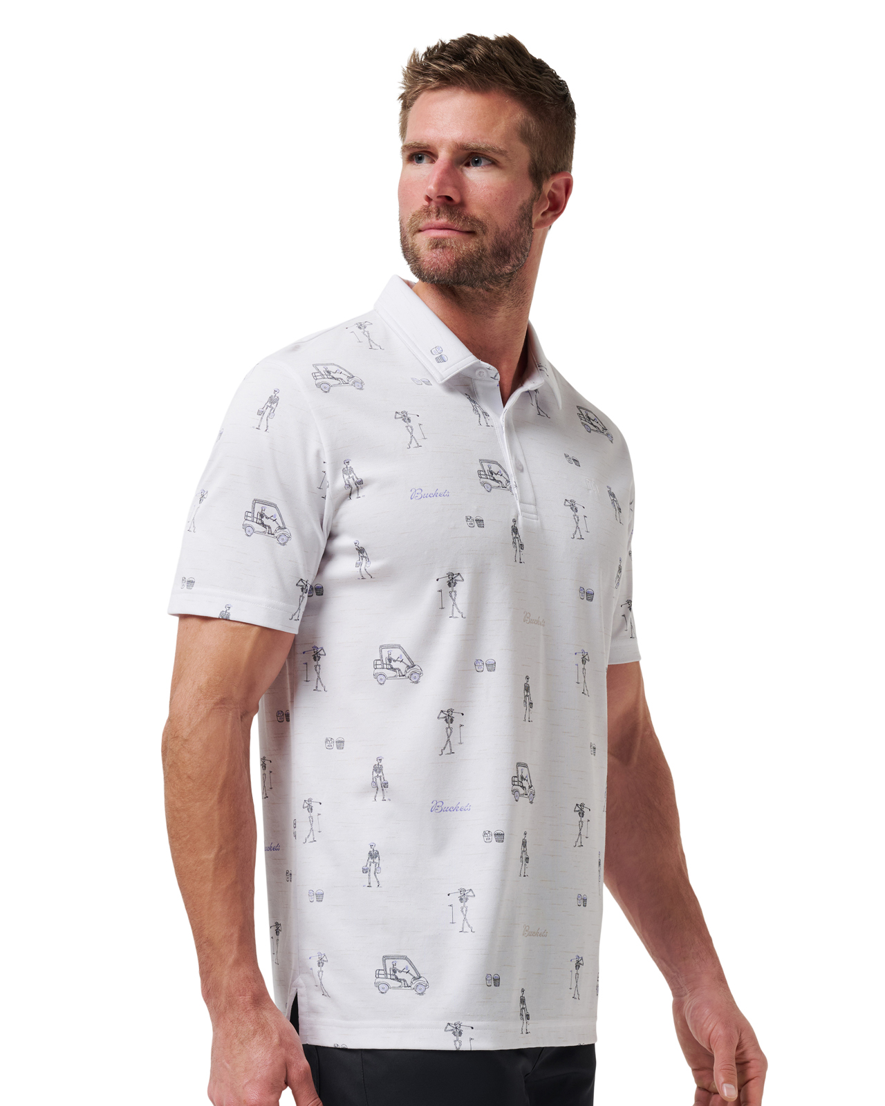 Lost City, Polo, Herren - white