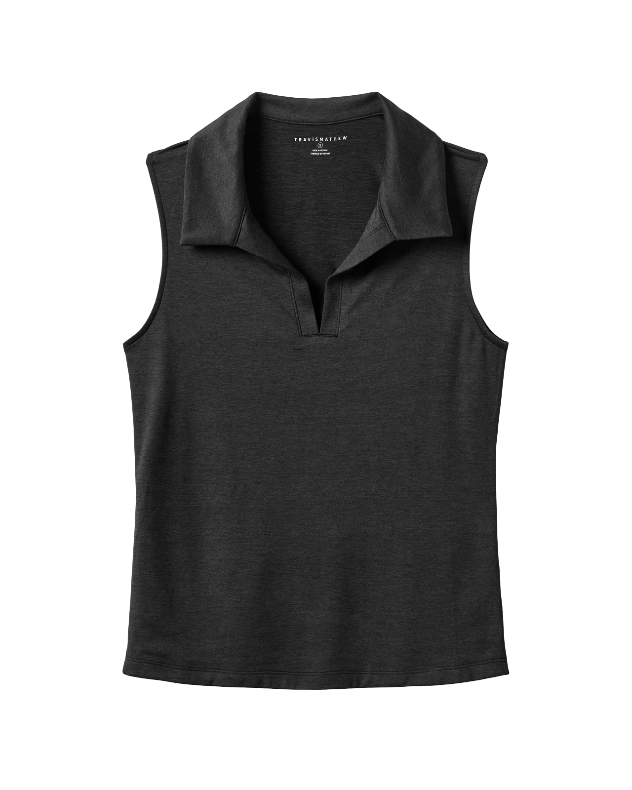 Skyloft Light, Ärmelloses Polo, Damen - heather_black