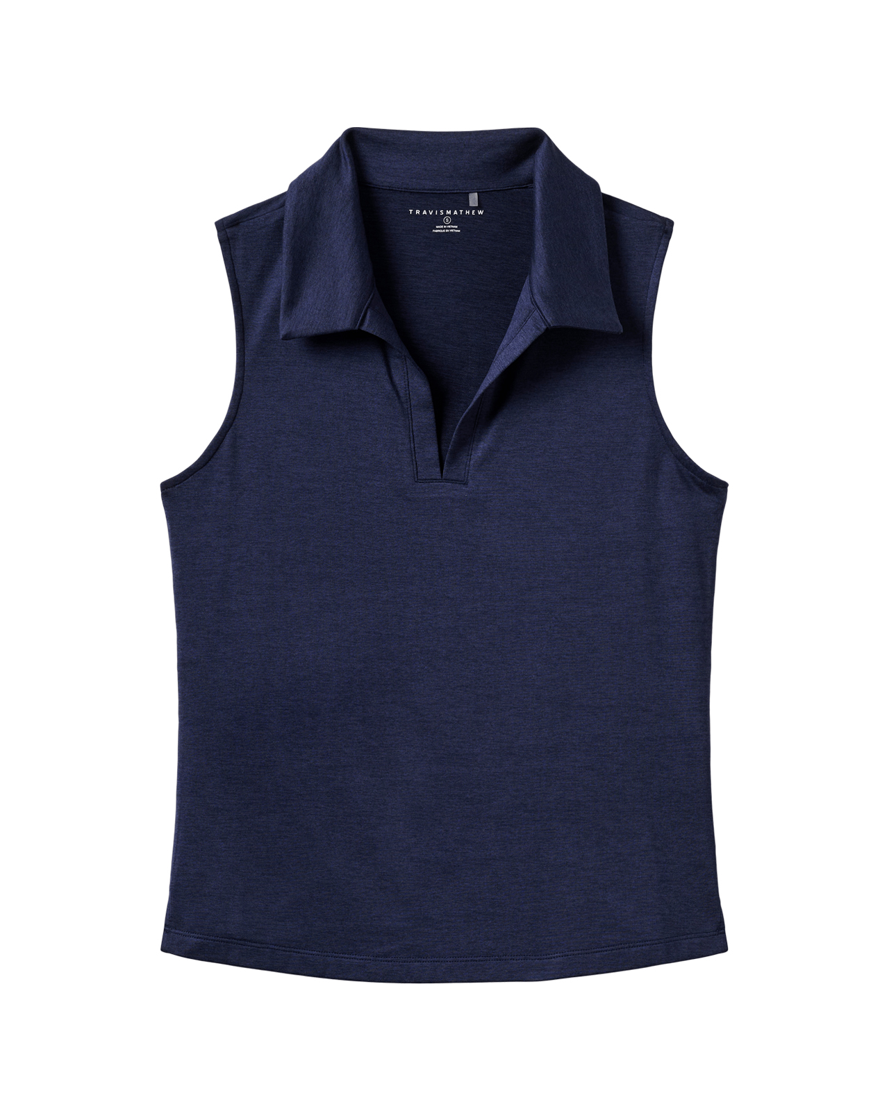 Skyloft Light, Ärmelloses Polo, Damen - heather_navy_blazer