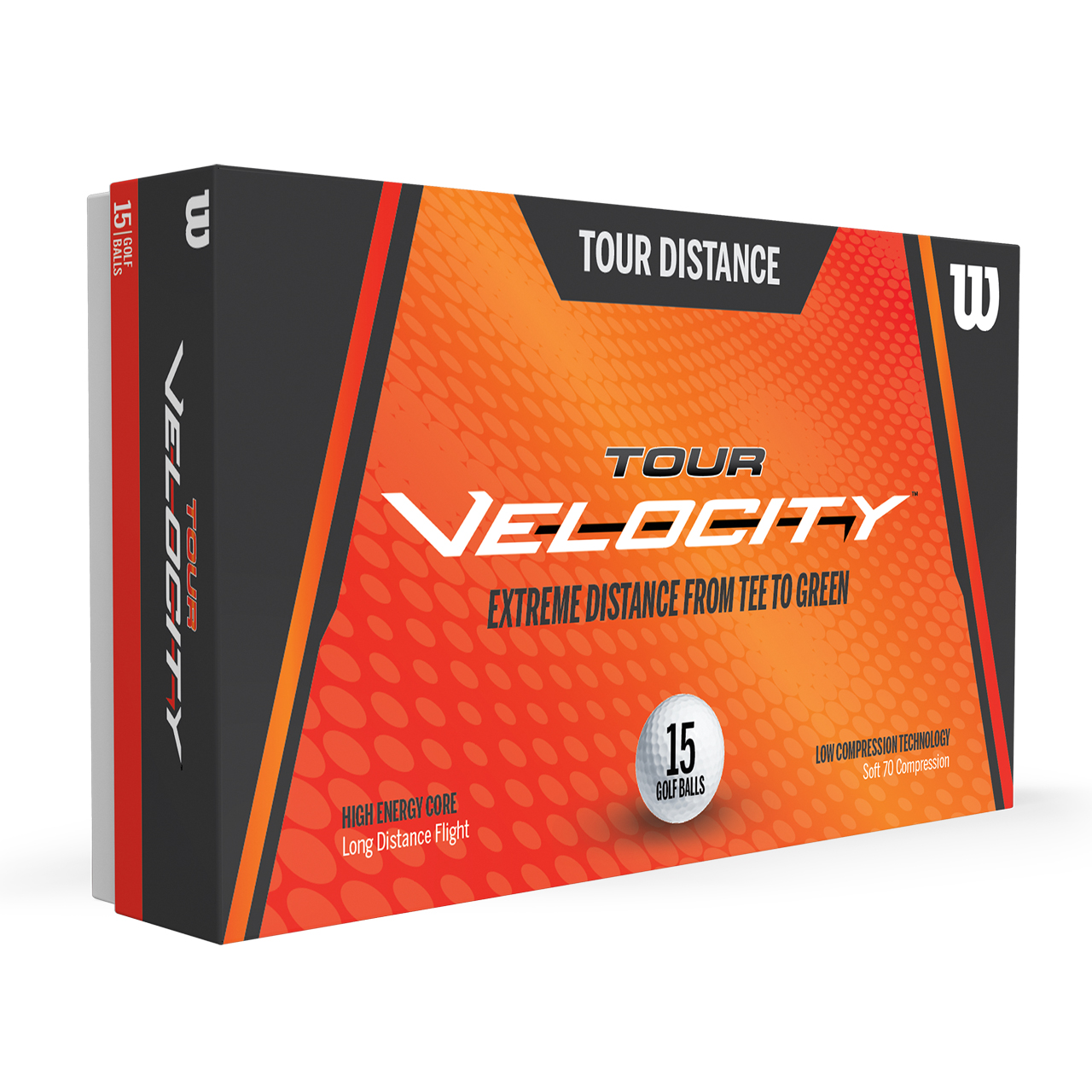 Tour Velocity Distance, Bälle 15-Pack - white