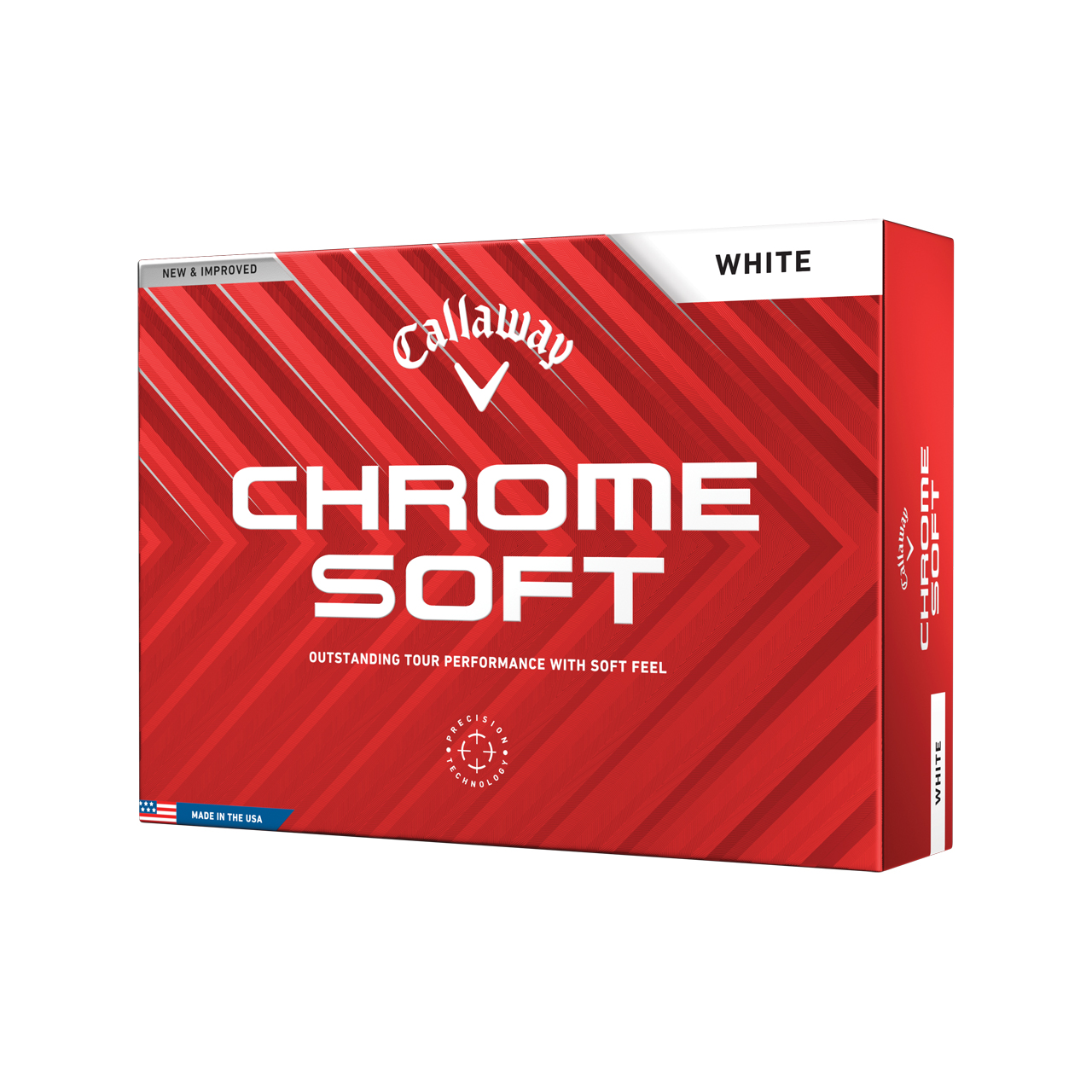 Chrome Soft, Bälle 3-Pack - white