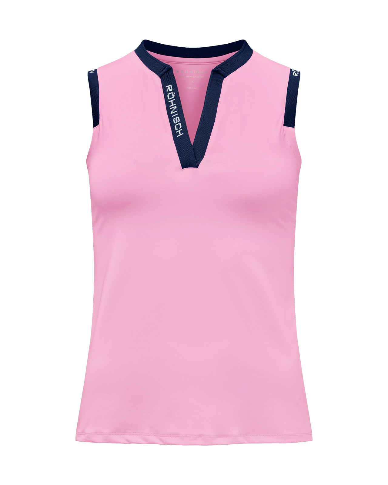 Abby, Ärmelloses Polo, Damen - fuchsia_pink