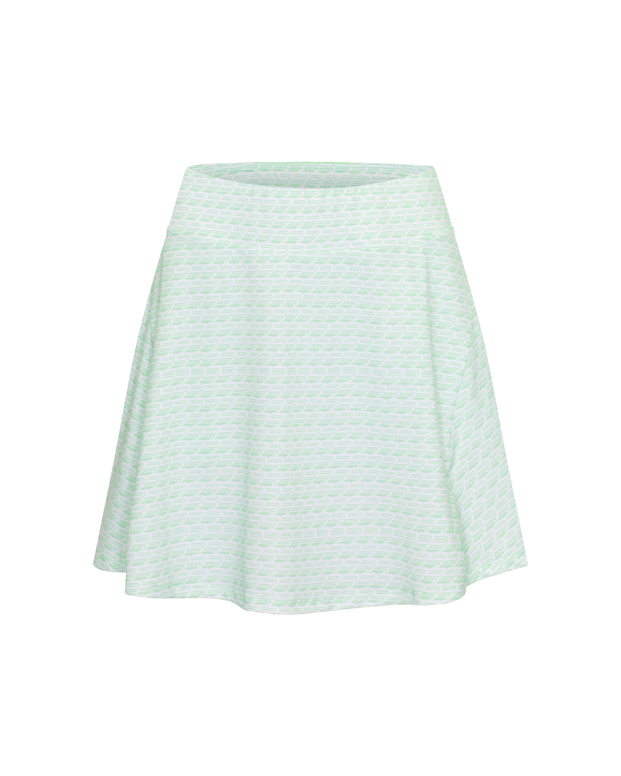 Luna Long, Skort, Damen - monogram_green_ash