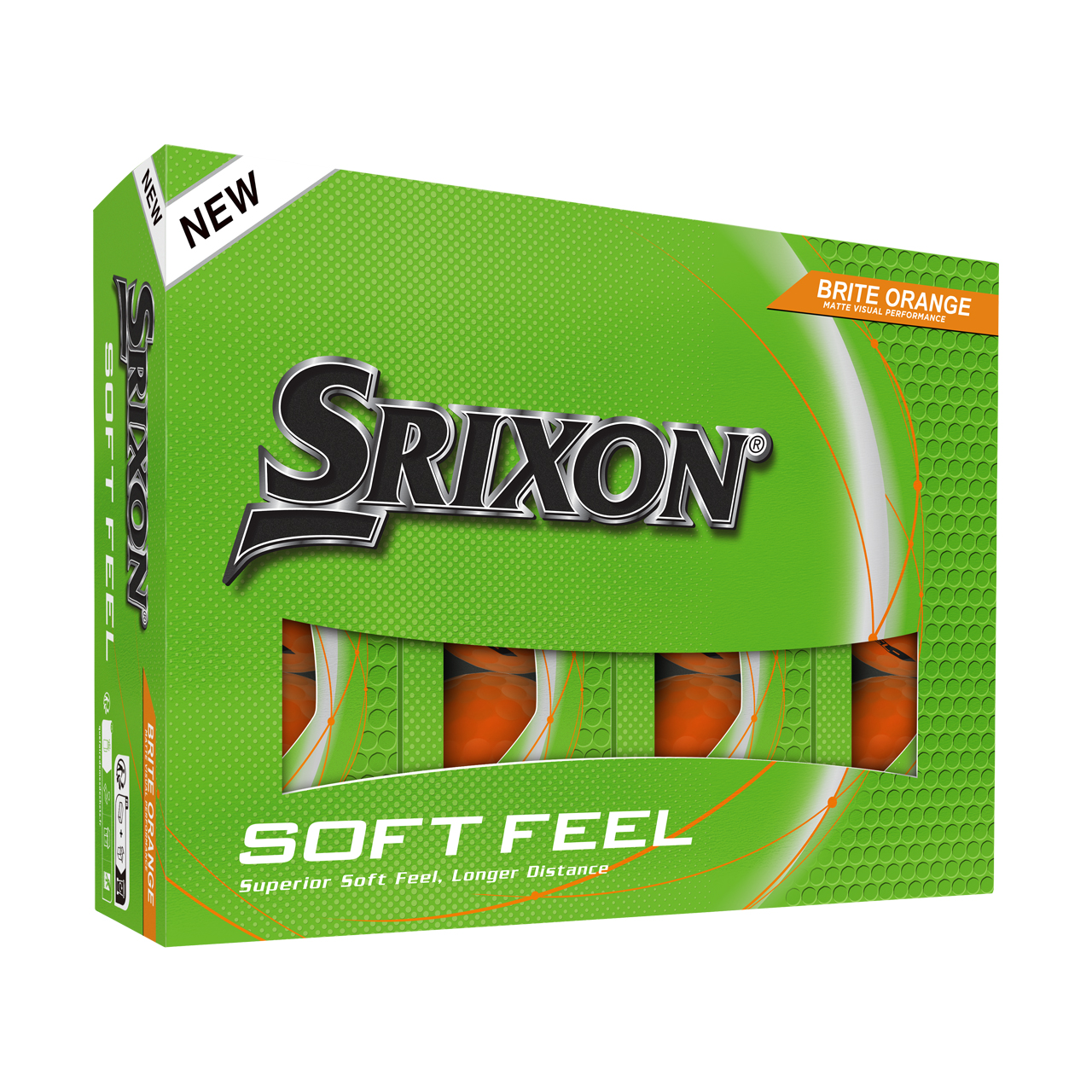 Soft Feel, Bälle 3-pack - orange