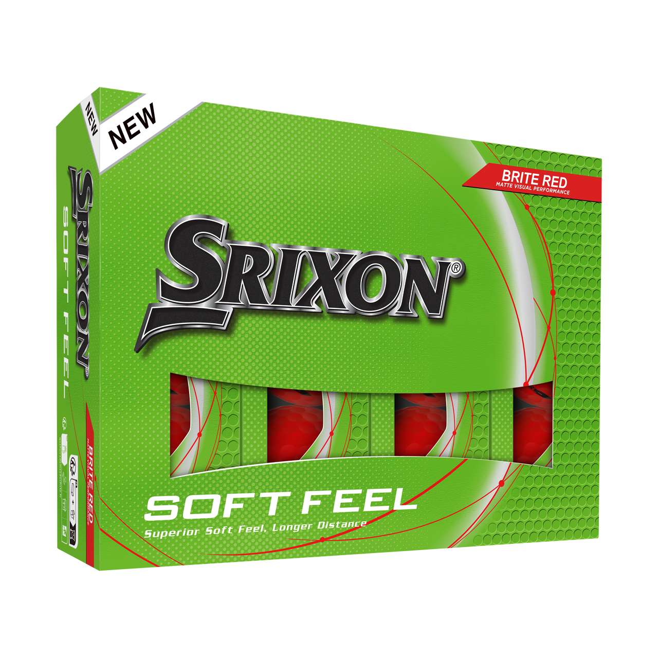 Soft Feel, Bälle 3-pack - red