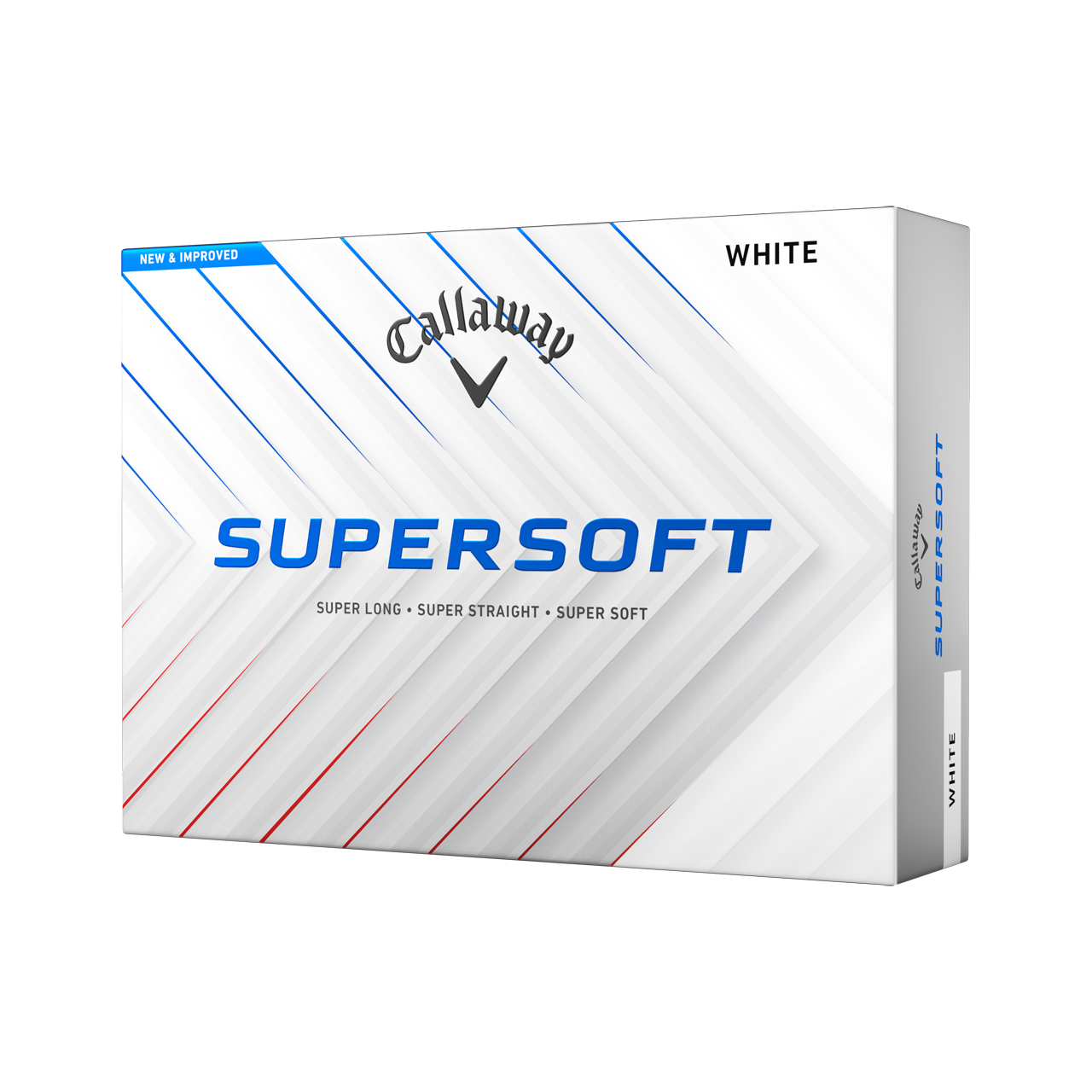 Supersoft, Bälle, 3-pack - white