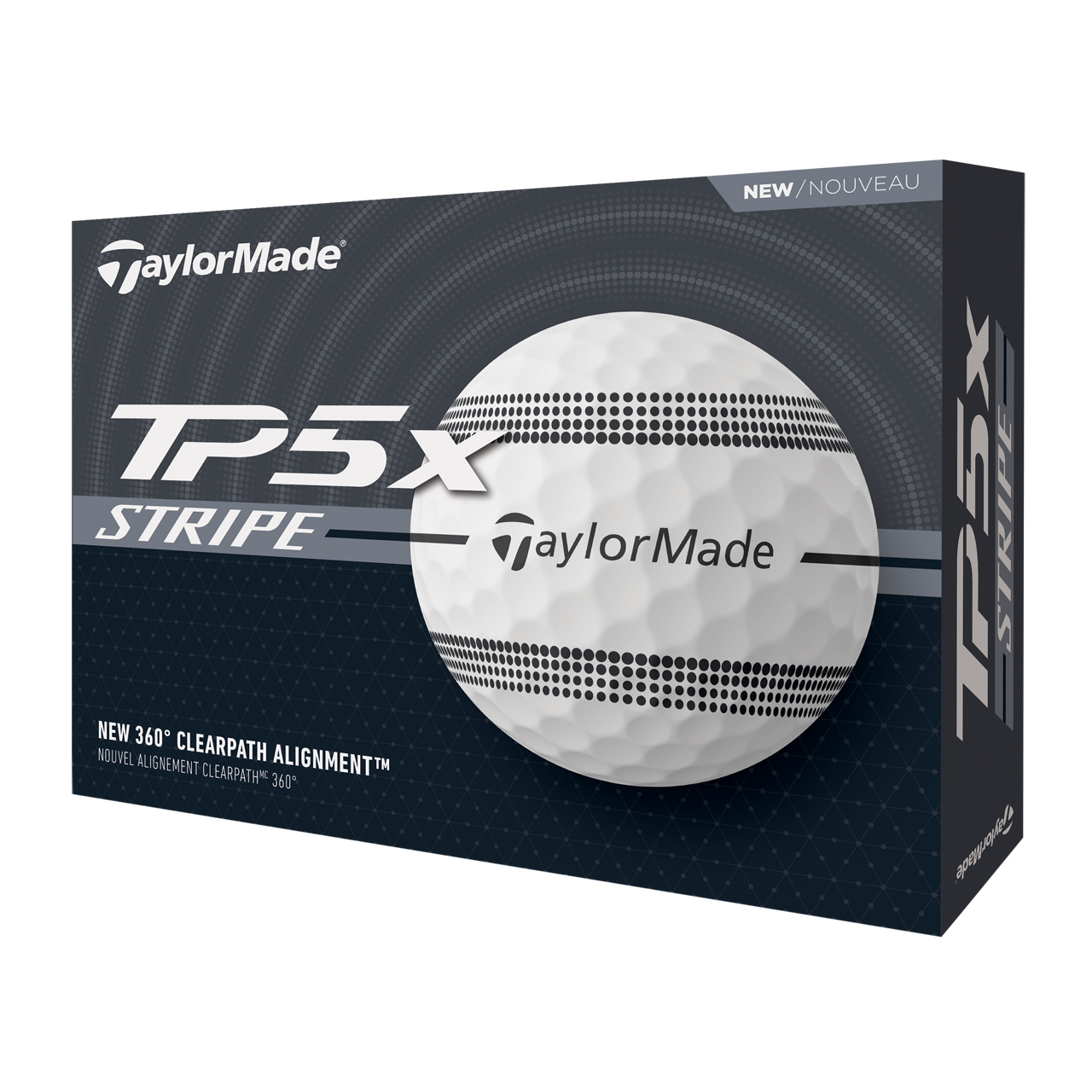 TP5x Stripe, Bälle 3-Pack - white