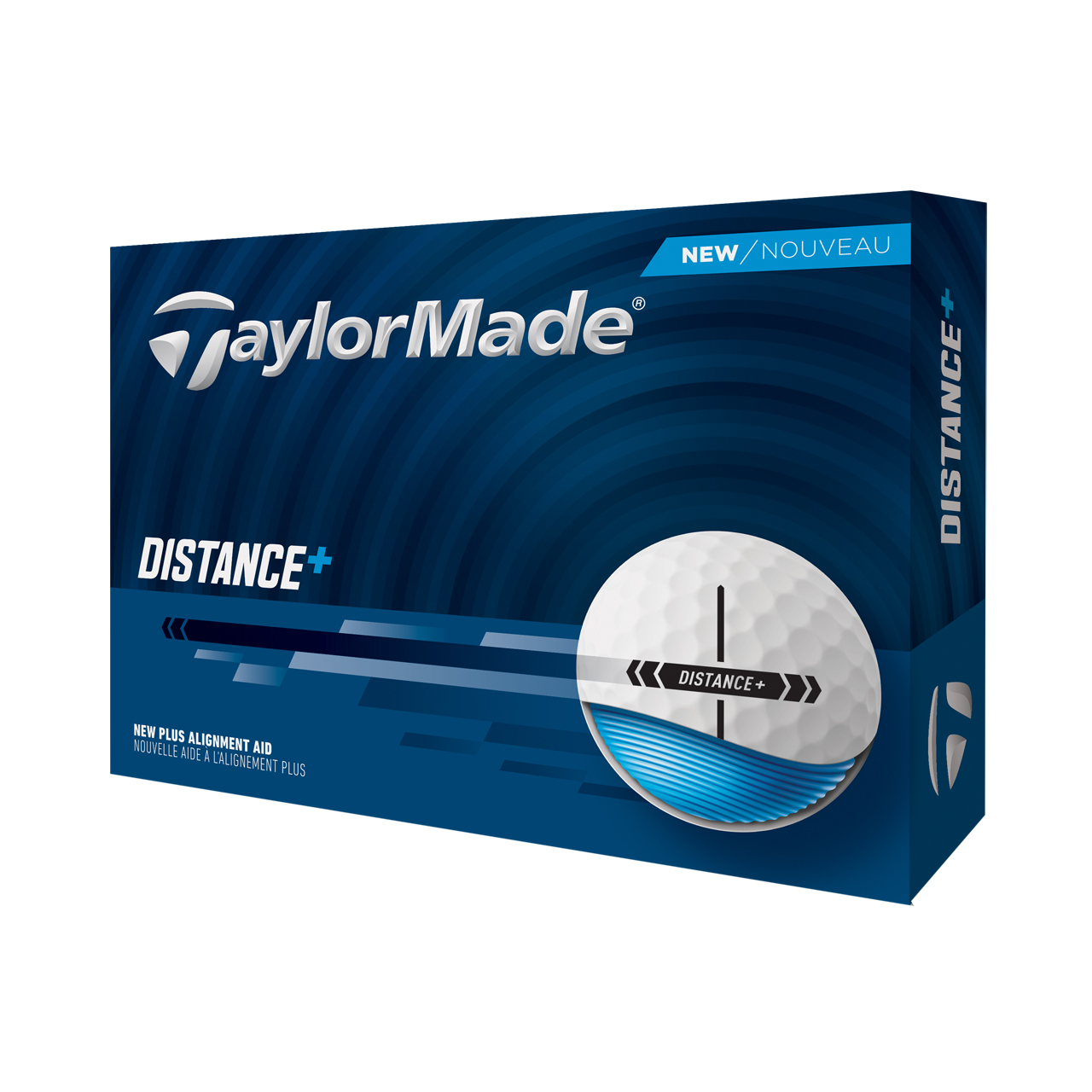 Distance+, Bälle 3-pack - white