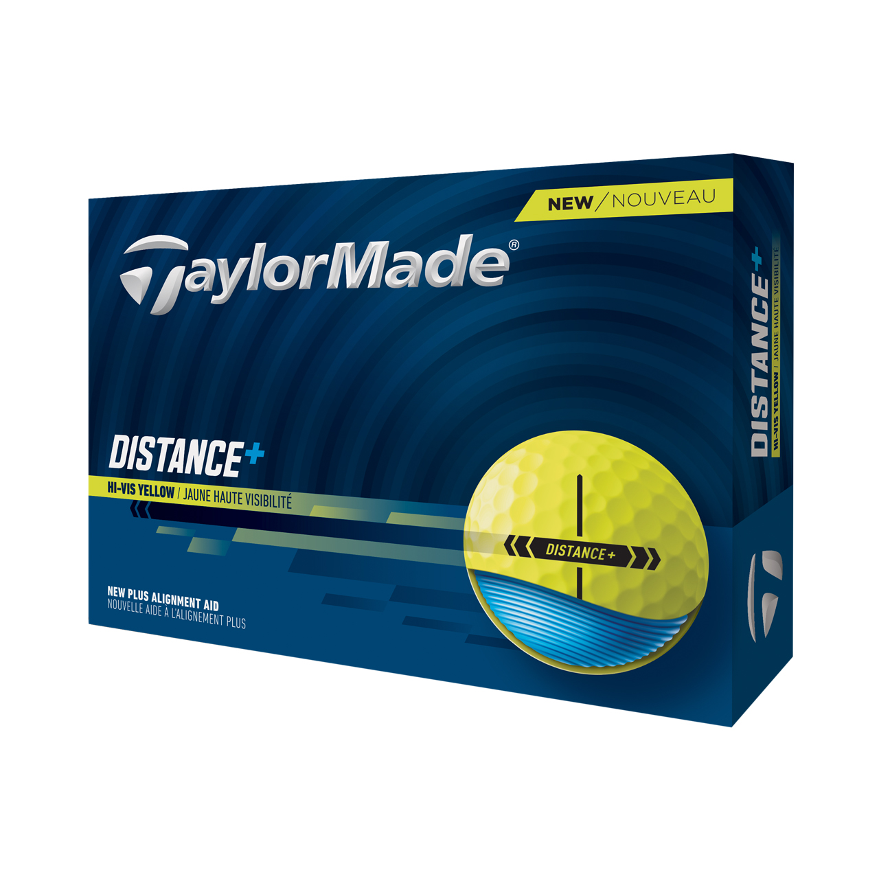 Distance+, Bälle 3-pack - yellow